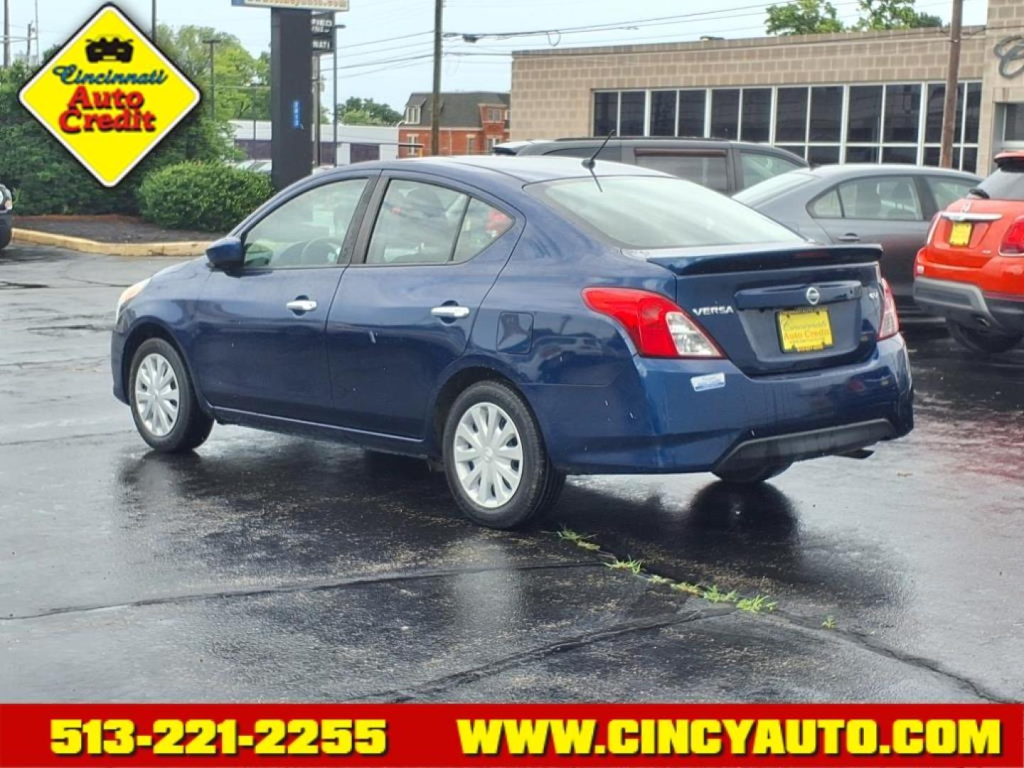2019 Deep Blue Pearl Nissan Versa SV (3N1CN7AP3KL) with an 1.6L 1.6L I4 109hp 107ft. lbs. Sequential Multiport Fuel Injection engine, CVT transmission, located at 2813 Gilbert Avenue, Cincinnati, OH, 45206, (513) 221-2255, 39.130219, -84.489189 - Photo#2