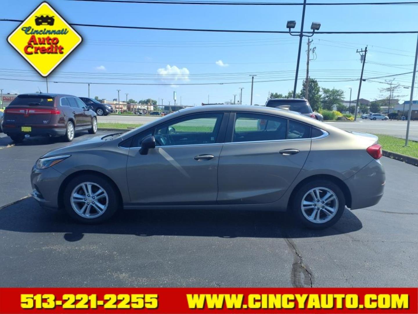 2018 Pepperdust Metallic Chevrolet Cruze LT Auto (1G1BE5SM9J7) with an 1.4L 1.4L Turbo I4 153hp 177ft. lbs. Direct Injection engine, 6-Speed Shiftable Automatic transmission, located at 5489 Dixie Highway, Fairfield, OH, 45014, (513) 221-2255, 39.333084, -84.523834 - Photo#1