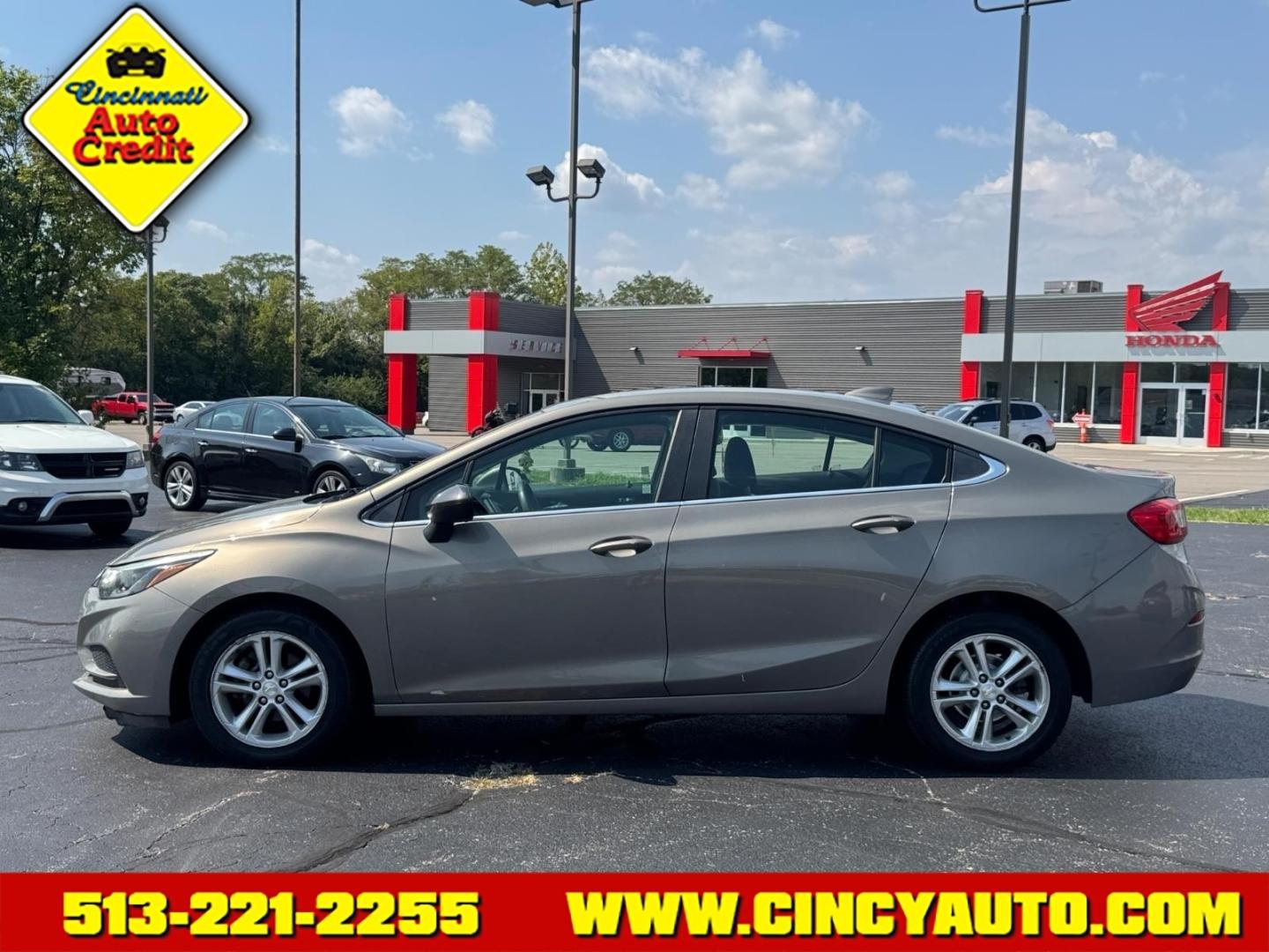 2018 Pepperdust Metallic Gmu Chevrolet Cruze LT Auto (1G1BE5SM9J7) with an 1.4L 1.4L Turbo I4 153hp 177ft. lbs. Direct Injection engine, 6-Speed Shiftable Automatic transmission, located at 5489 Dixie Highway, Fairfield, OH, 45014, (513) 221-2255, 39.333084, -84.523834- Photo#1