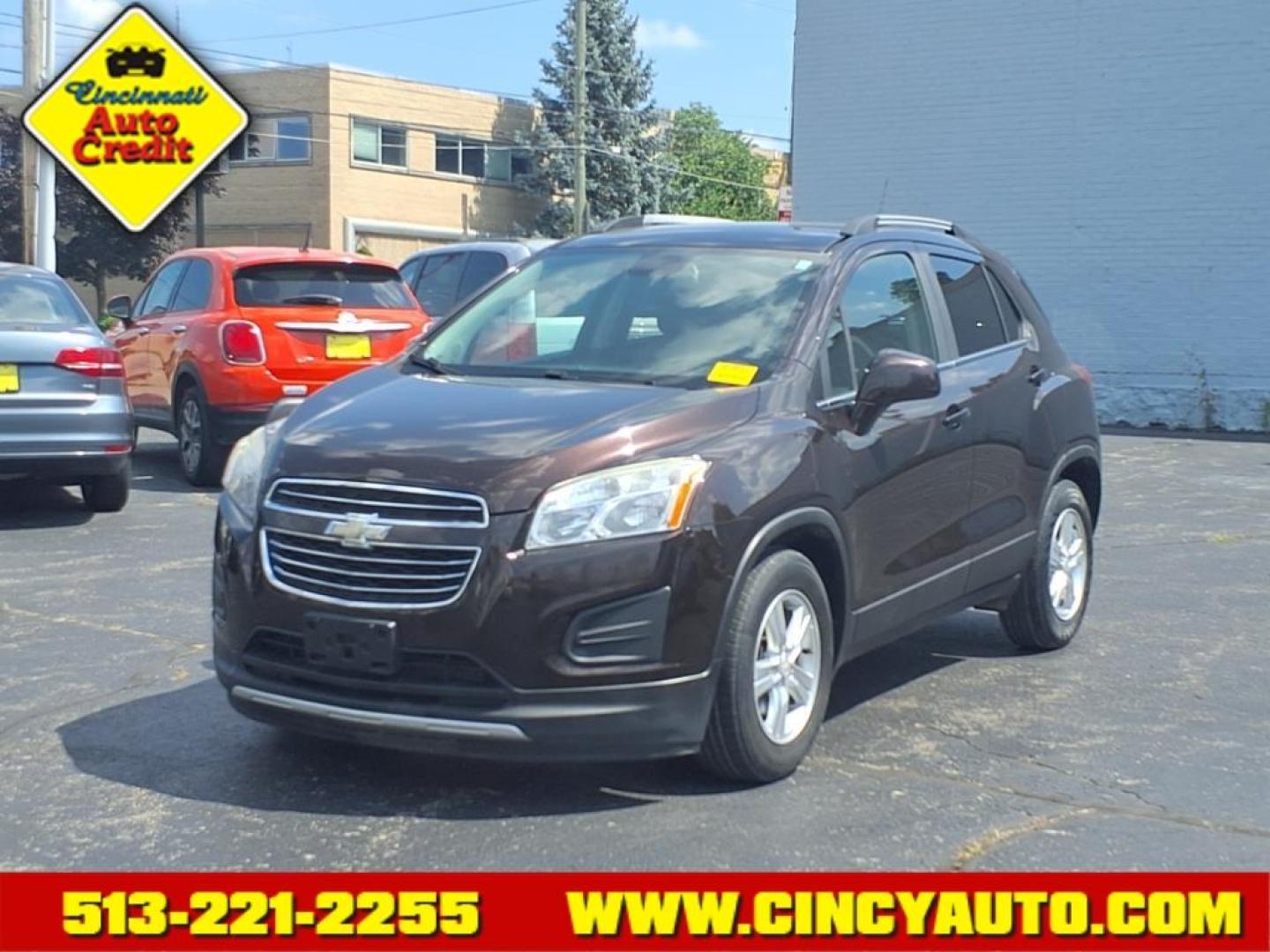 2016 Crimson Metallic Chevrolet Trax LT (KL7CJLSB7GB) with an 1.4L Ecotec 1.4L Turbo I4 138hp 148ft. lbs. Sequential Multiport Fuel Injection engine, 6-Speed Shiftable Automatic transmission, located at 2813 Gilbert Avenue, Cincinnati, OH, 45206, (513) 221-2255, 39.130219, -84.489189 - Photo#0