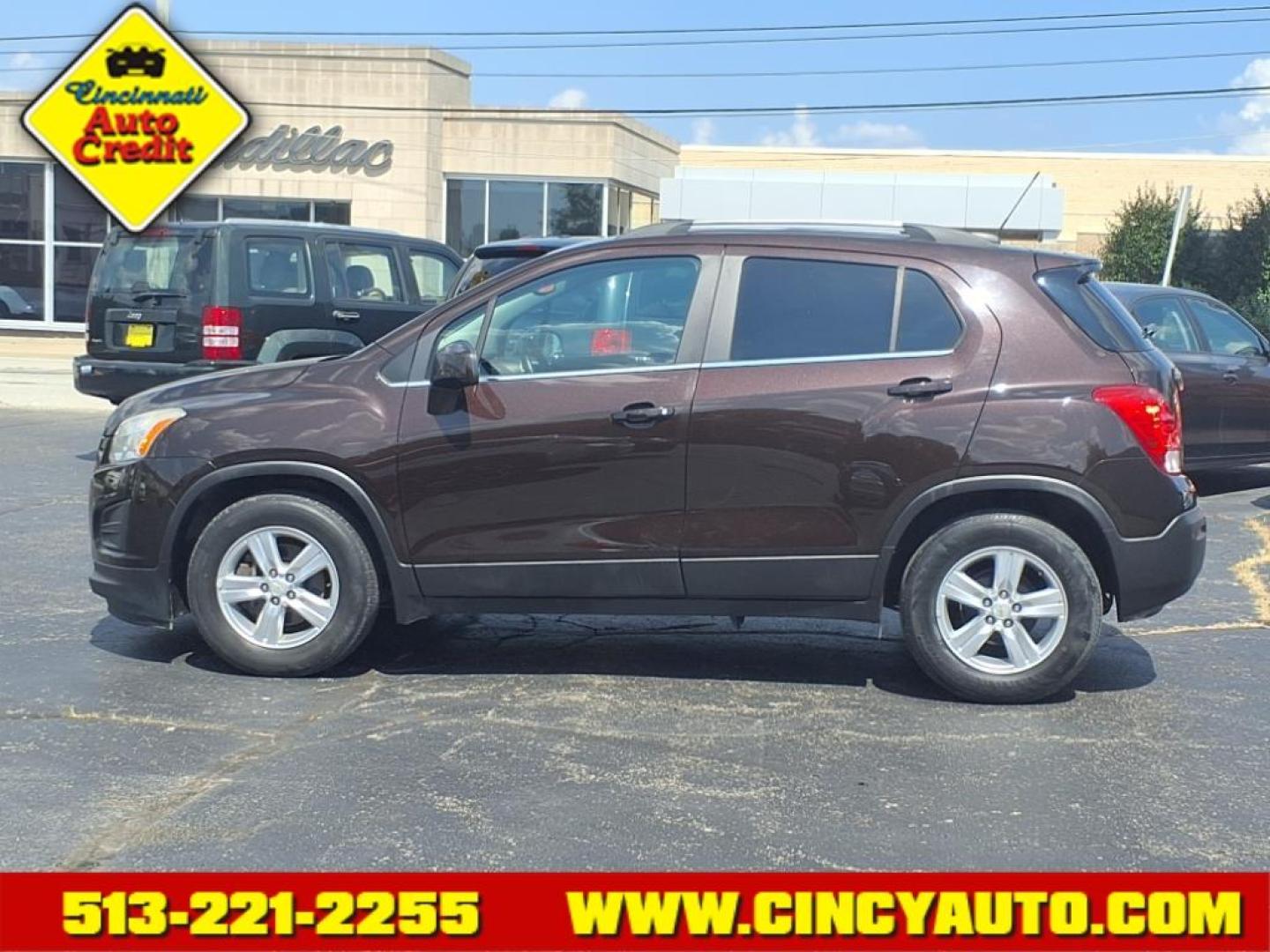 2016 Crimson Metallic Chevrolet Trax LT (KL7CJLSB7GB) with an 1.4L Ecotec 1.4L Turbo I4 138hp 148ft. lbs. Sequential Multiport Fuel Injection engine, 6-Speed Shiftable Automatic transmission, located at 2813 Gilbert Avenue, Cincinnati, OH, 45206, (513) 221-2255, 39.130219, -84.489189 - Photo#1