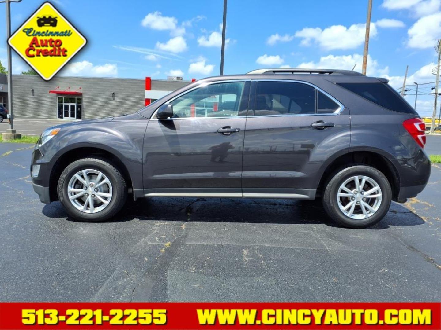 2016 Tungsten Metallic Chevrolet Equinox LT (2GNALCEK4G6) with an 2.4L Ecotec 2.4L I4 182hp 172ft. lbs. Direct Injection engine, 6-Speed Shiftable Automatic transmission, located at 5489 Dixie Highway, Fairfield, OH, 45014, (513) 221-2255, 39.333084, -84.523834 - Photo#1
