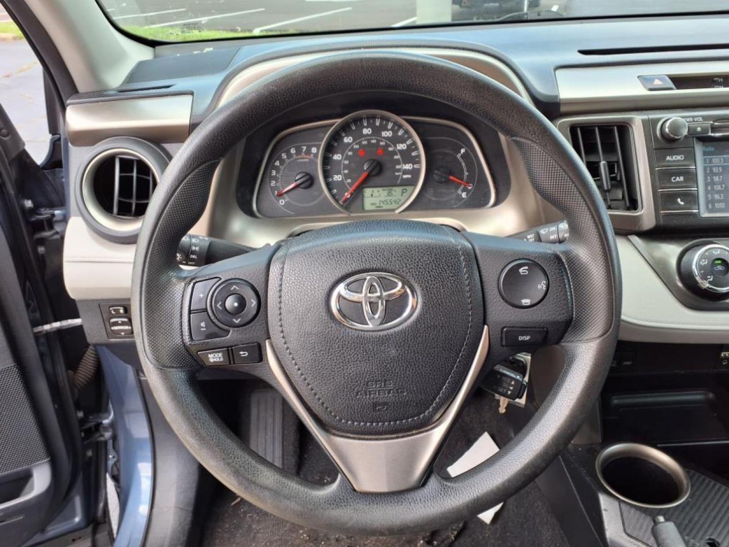 2014 Shoreline Blue Pearl Toyota RAV4 LE (2T3ZFREV8EW) with an 2.5L 2.5L I4 176hp 172ft. lbs. Sequential Multiport Fuel Injection engine, 6-Speed Shiftable Automatic transmission, located at 5489 Dixie Highway, Fairfield, OH, 45014, (513) 221-2255, 39.333084, -84.523834 - Photo#6
