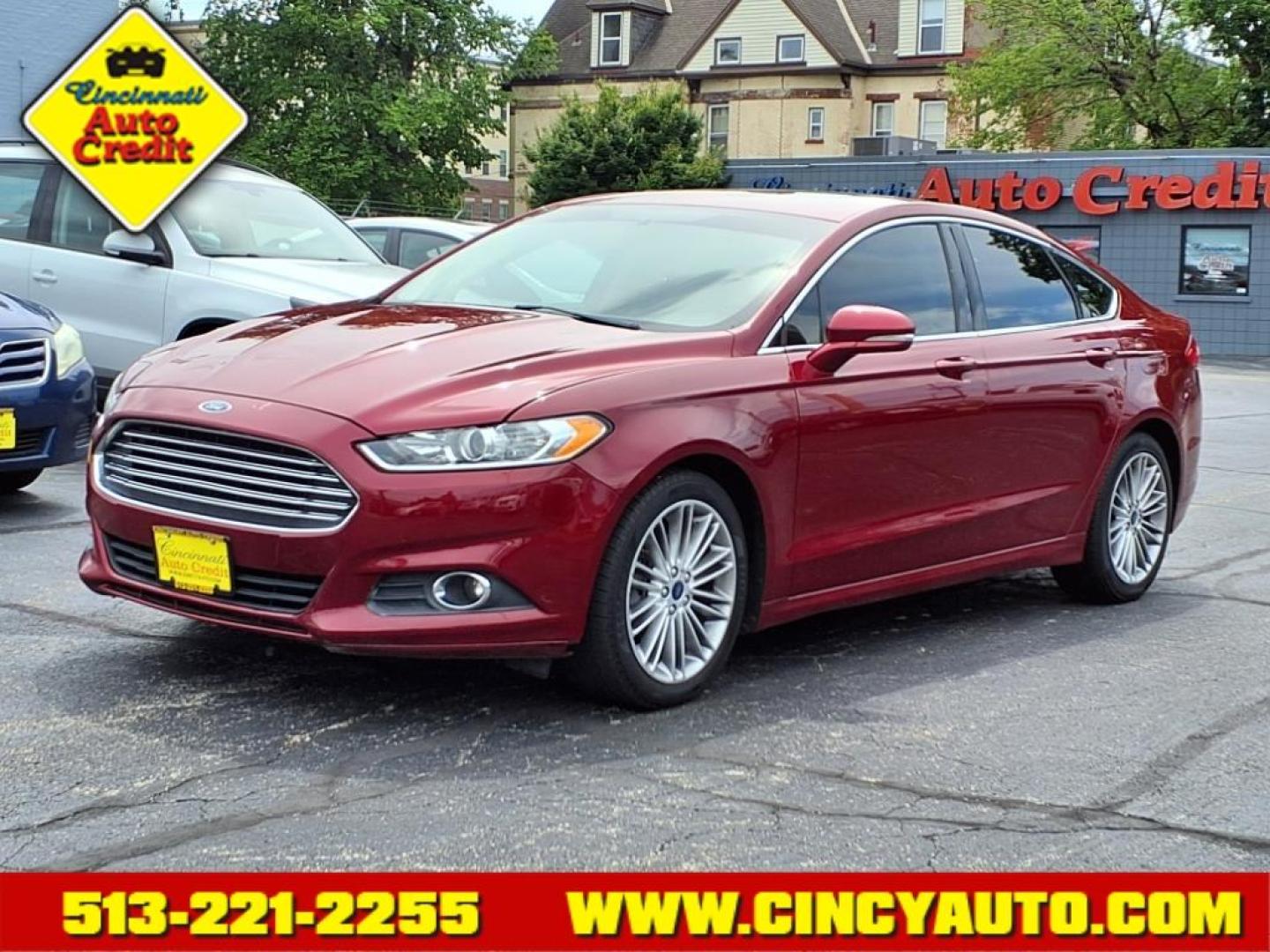 2016 Ruby Red Metallic Tinted Clearcoat Ford Fusion SE (1FA6P0HD9G5) with an 1.5L EcoBoost 1.5L Turbo I4 181hp 185ft. lbs. Direct Injection engine, 6-Speed Shiftable Automatic transmission, located at 2813 Gilbert Avenue, Cincinnati, OH, 45206, (513) 221-2255, 39.130219, -84.489189 - Photo#0
