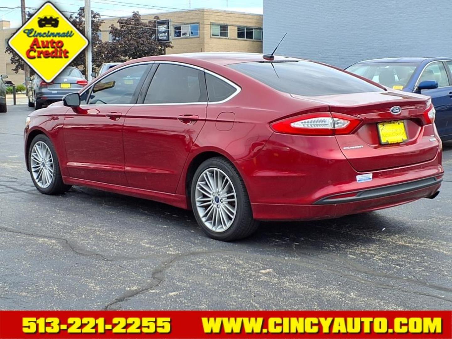 2016 Ruby Red Metallic Tinted Clearcoat Ford Fusion SE (1FA6P0HD9G5) with an 1.5L EcoBoost 1.5L Turbo I4 181hp 185ft. lbs. Direct Injection engine, 6-Speed Shiftable Automatic transmission, located at 2813 Gilbert Avenue, Cincinnati, OH, 45206, (513) 221-2255, 39.130219, -84.489189 - Photo#2