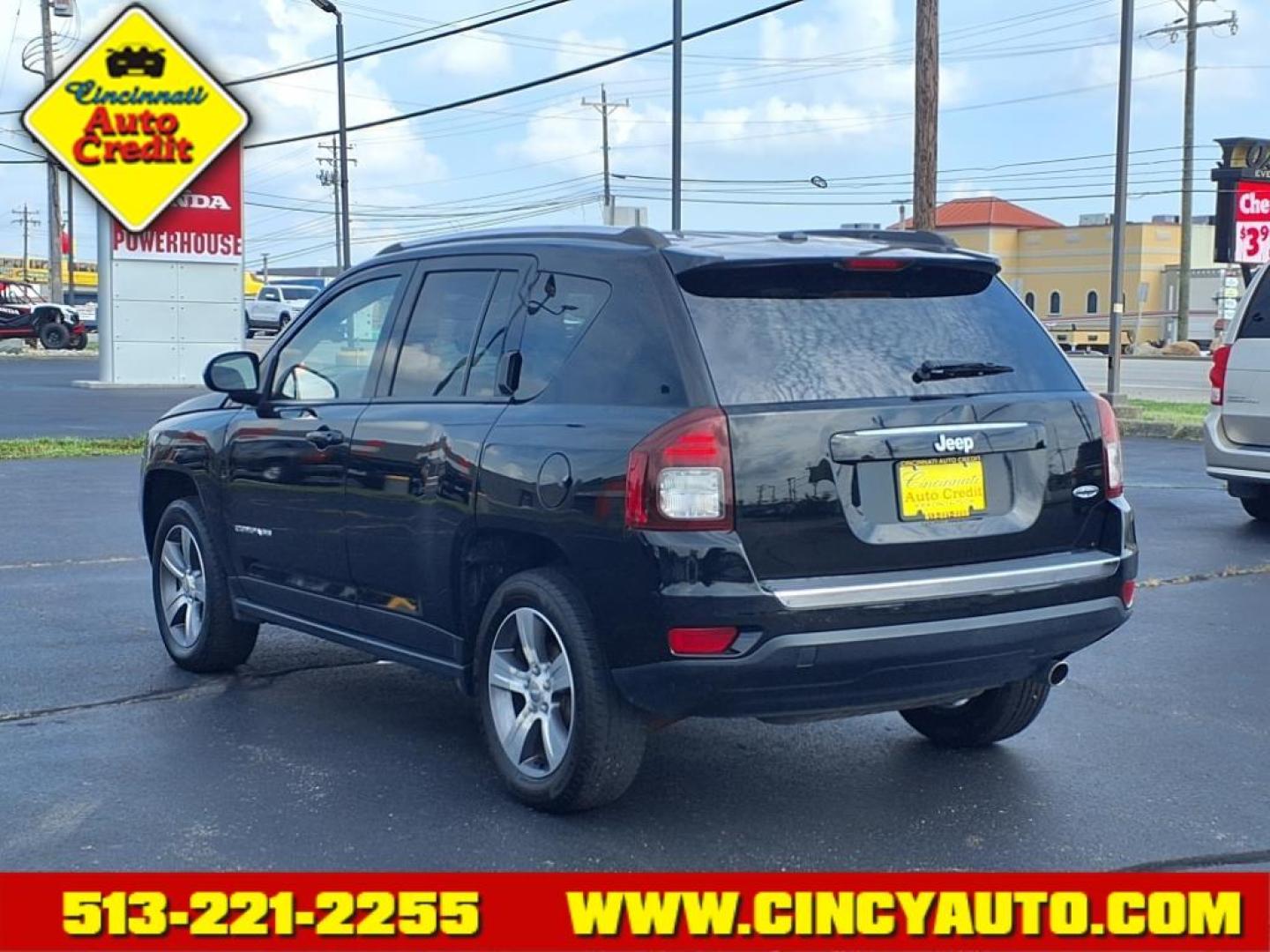 2017 Black Clear Coat Jeep Compass High Altitude (1C4NJCEB5HD) with an 2.4L 2.4L I4 172hp 165ft. lbs. Sequential Multiport Fuel Injection engine, 6-Speed Shiftable Automatic transmission, located at 5489 Dixie Highway, Fairfield, OH, 45014, (513) 221-2255, 39.333084, -84.523834 - Photo#2