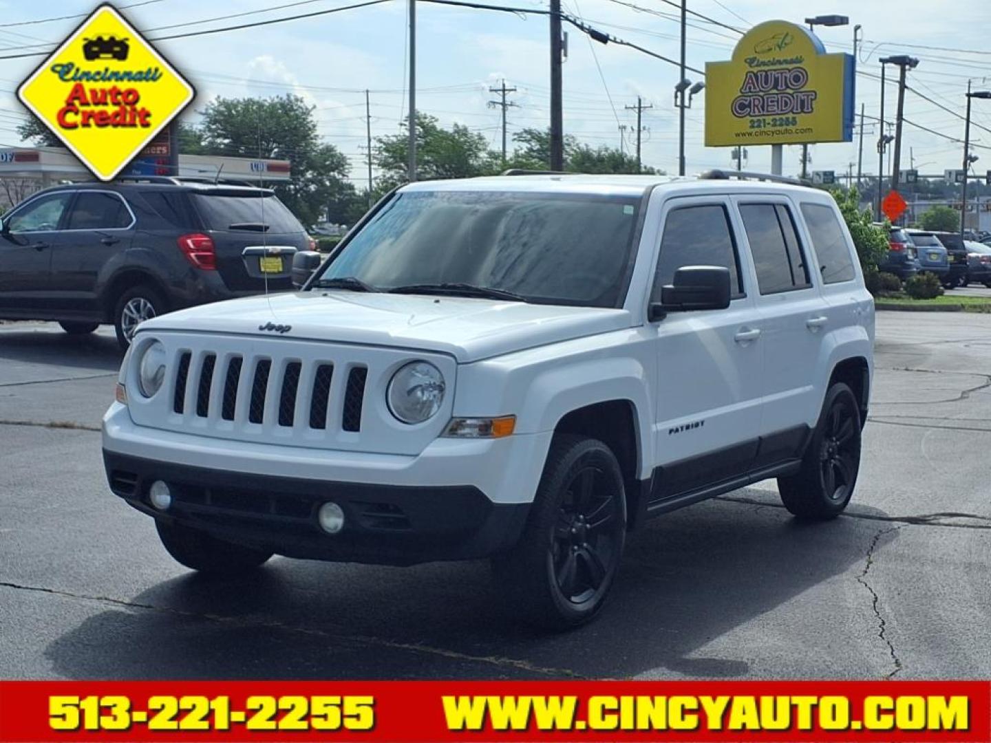2015 Bright White Clear Coat Jeep Patriot Altitude Edition (1C4NJPBA3FD) with an 2.0L 2.0L I4 158hp 141ft. lbs. Sequential Multiport Fuel Injection engine, CVT transmission, located at 5489 Dixie Highway, Fairfield, OH, 45014, (513) 221-2255, 39.333084, -84.523834 - Photo#0