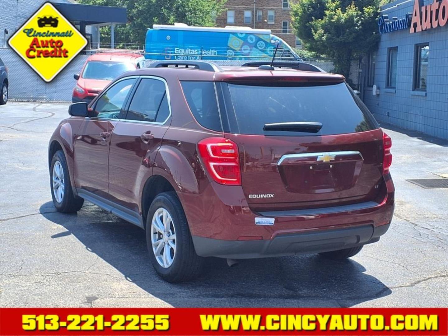 2017 Siren Red Tintcoat G1e Chevrolet Equinox LT (2GNALCEK2H1) with an 2.4L Ecotec 2.4L I4 182hp 172ft. lbs. Direct Injection engine, 6-Speed Shiftable Automatic transmission, located at 2813 Gilbert Avenue, Cincinnati, OH, 45206, (513) 221-2255, 39.130219, -84.489189 - Photo#2