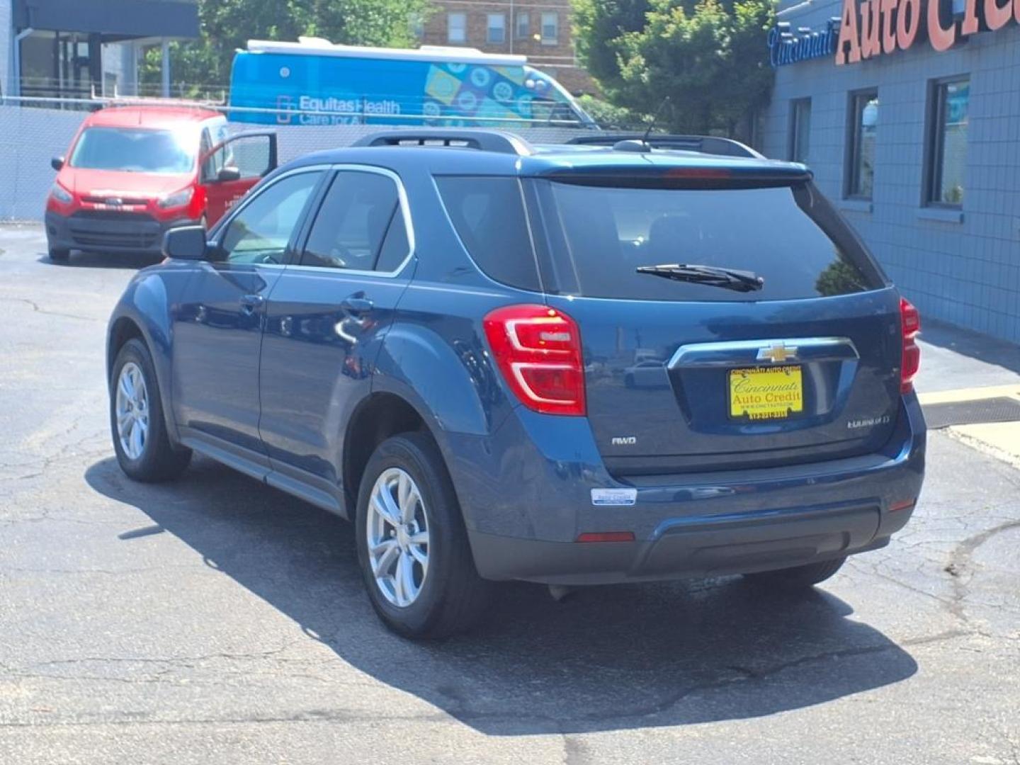 2016 Patriot Blue Metallic Gb7 Chevrolet Equinox LT (2GNFLFEK2G6) with an 2.4L Ecotec 2.4L I4 182hp 172ft. lbs. Direct Injection engine, 6-Speed Shiftable Automatic transmission, located at 2813 Gilbert Avenue, Cincinnati, OH, 45206, (513) 221-2255, 39.130219, -84.489189 - Photo#2