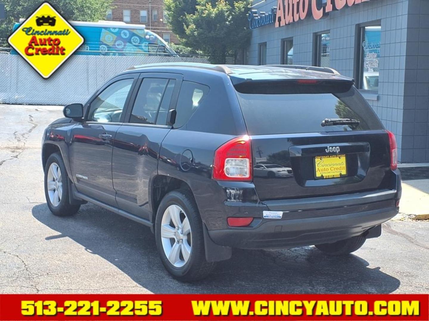 2012 True Blue Pearl Coat Pbu Jeep Compass Sport (1C4NJCBA8CD) with an 2.0L 2.0L I4 158hp 141ft. lbs. Sequential Multiport Fuel Injection engine, CVT transmission, located at 2813 Gilbert Avenue, Cincinnati, OH, 45206, (513) 221-2255, 39.130219, -84.489189 - Photo#2