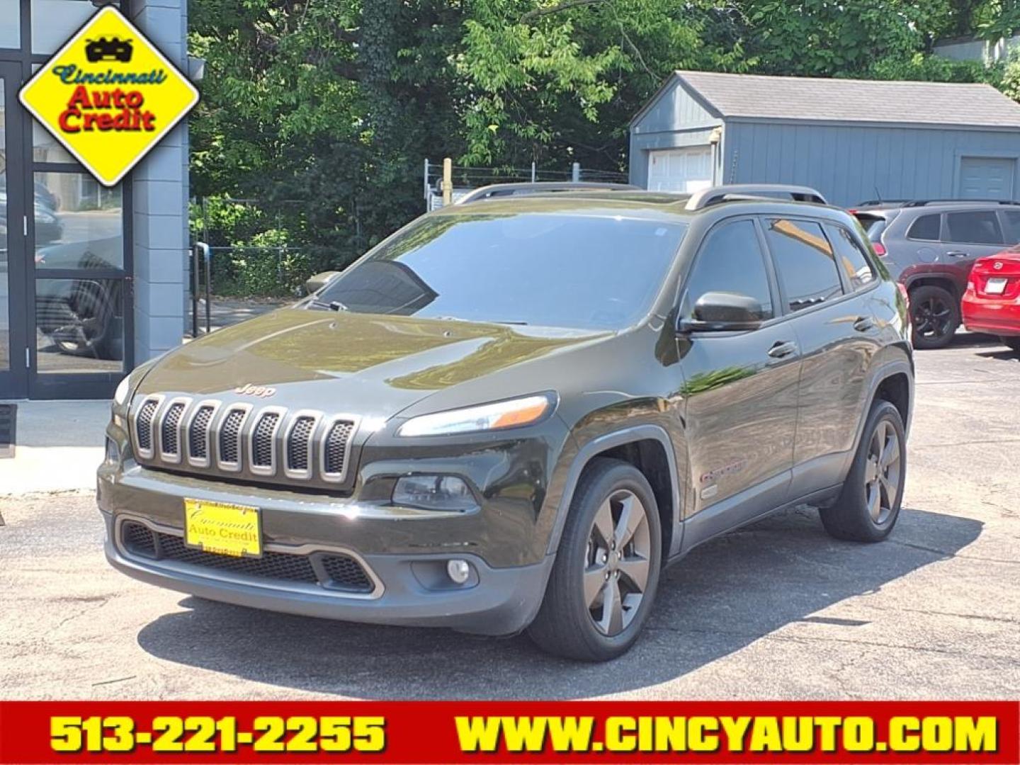 2016 Eco Green Pearl Coat Pgx Jeep Cherokee Latitude (1C4PJLCSXGW) with an 3.2L 3.2L V6 271hp 239ft. lbs. Sequential Multiport Fuel Injection engine, 9-Speed Shiftable Automatic transmission, located at 2813 Gilbert Avenue, Cincinnati, OH, 45206, (513) 221-2255, 39.130219, -84.489189 - Photo#0