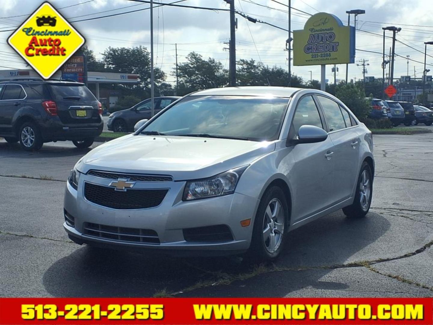 2014 Silver Ice Metallic Chevrolet Cruze 1LT Auto (1G1PC5SB3E7) with an 1.4L Ecotec 1.4L Turbo I4 138hp 148ft. lbs. Sequential Multiport Fuel Injection engine, 6-Speed Shiftable Automatic transmission, located at 5489 Dixie Highway, Fairfield, OH, 45014, (513) 221-2255, 39.333084, -84.523834 - Photo#0