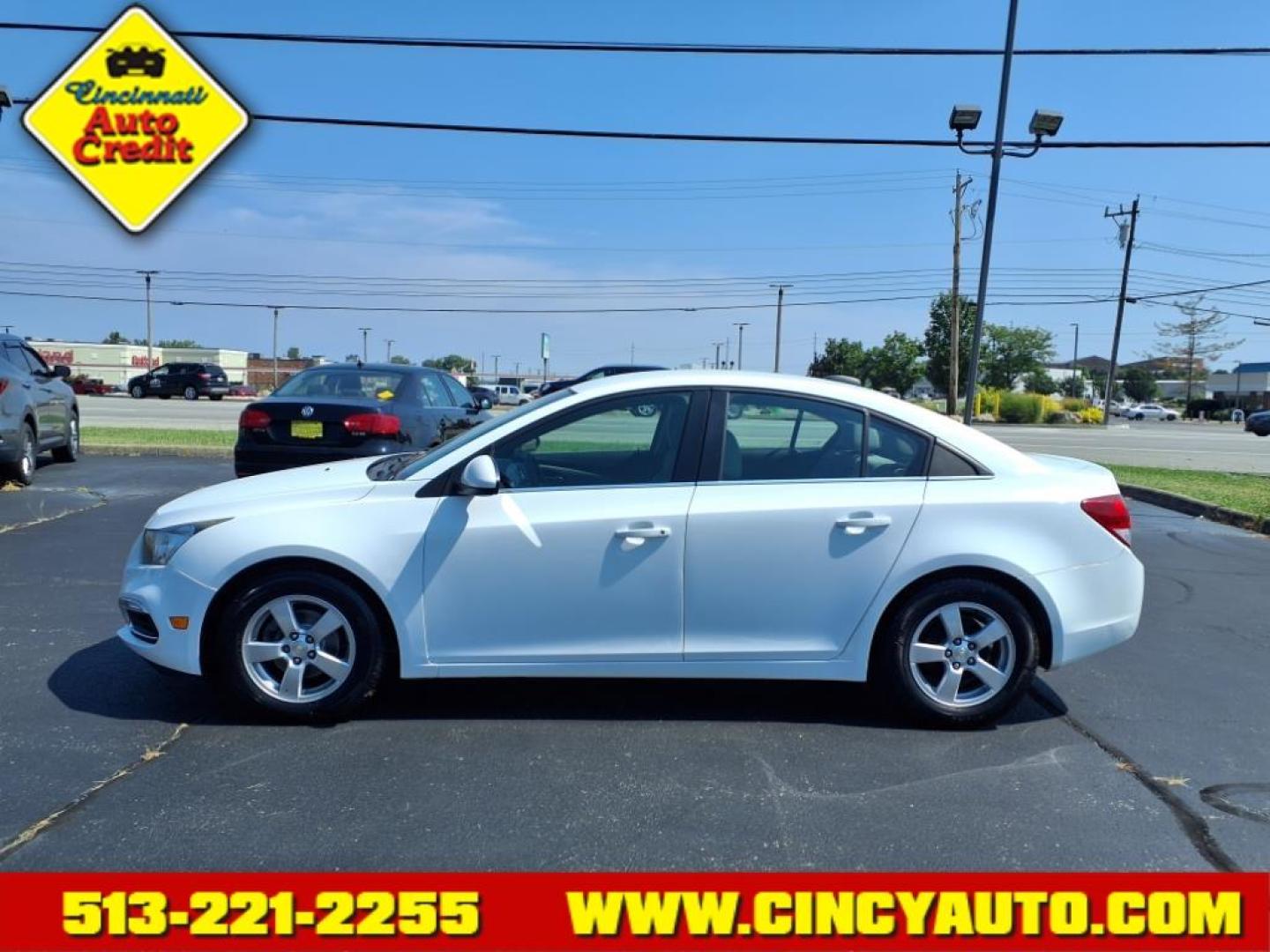 2016 Summit White Chevrolet Cruze Limited 1LT Auto (1G1PE5SB5G7) with an 1.4L Ecotec 1.4L Turbo I4 138hp 148ft. lbs. Sequential Multiport Fuel Injection engine, 6-Speed Shiftable Automatic w/Overdrive transmission, located at 5489 Dixie Highway, Fairfield, OH, 45014, (513) 221-2255, 39.333084, -84.523834 - Photo#1