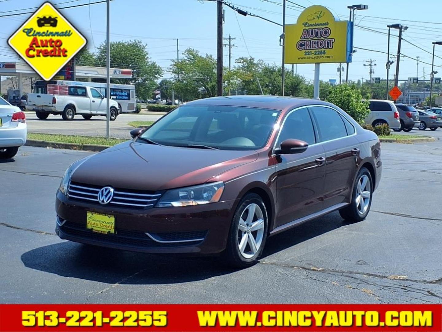 2012 Opera Red Metallic Volkswagen Passat SE PZEV (1VWBP7A3XCC) with an 2.5L 2.5L I5 170hp 177ft. lbs. PZEV Sequential Multiport Fuel Injection engine, 6-Speed Shiftable Automatic transmission, located at 5489 Dixie Highway, Fairfield, OH, 45014, (513) 221-2255, 39.333084, -84.523834 - Photo#0