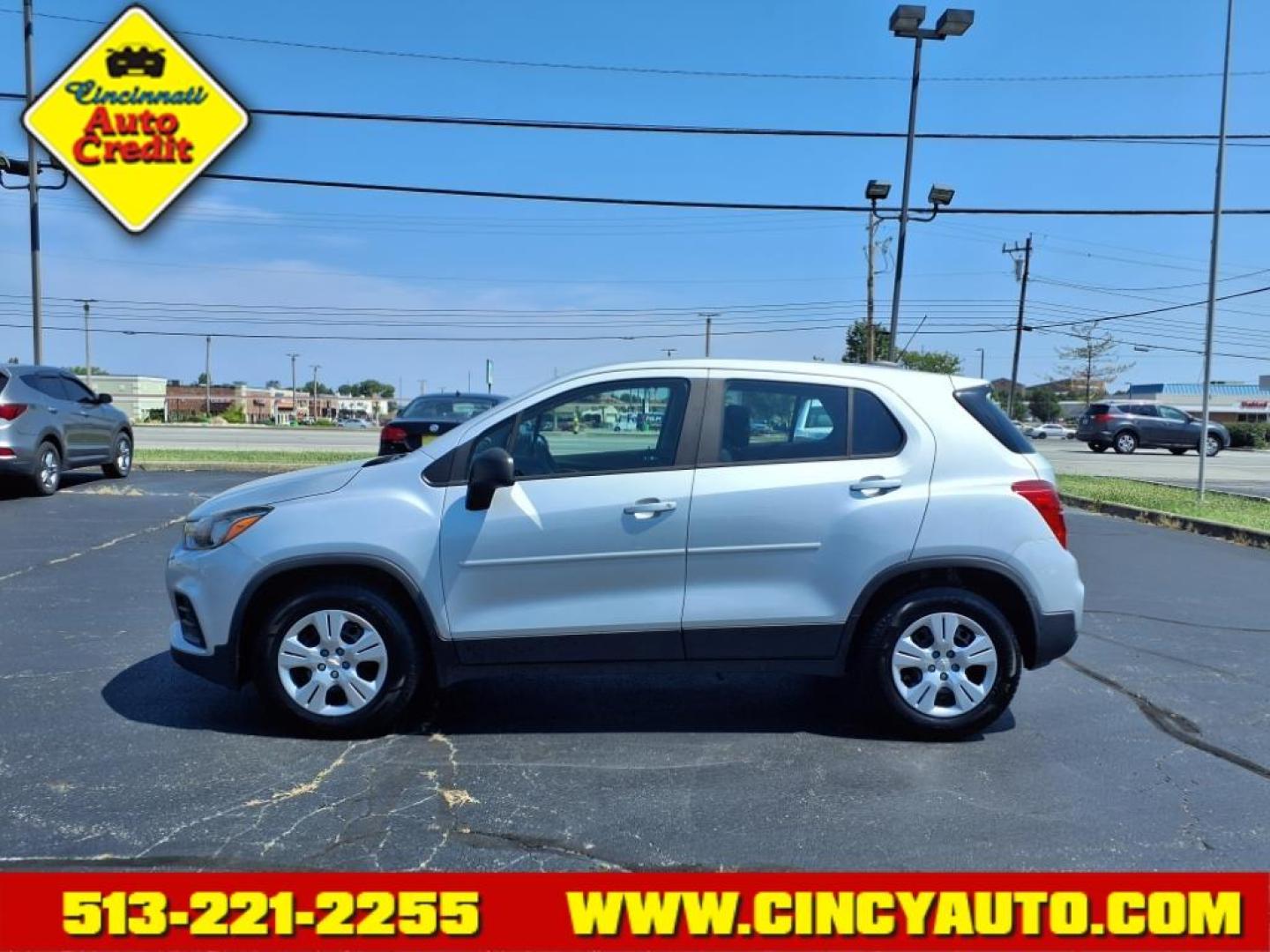 2017 Silver Ice Metallic Chevrolet Trax LS (3GNCJKSB1HL) with an 1.4L Ecotec 1.4L Turbo I4 138hp 148ft. lbs. Sequential Multiport Fuel Injection engine, 6-Speed Shiftable Automatic transmission, located at 5489 Dixie Highway, Fairfield, OH, 45014, (513) 221-2255, 39.333084, -84.523834 - Photo#1