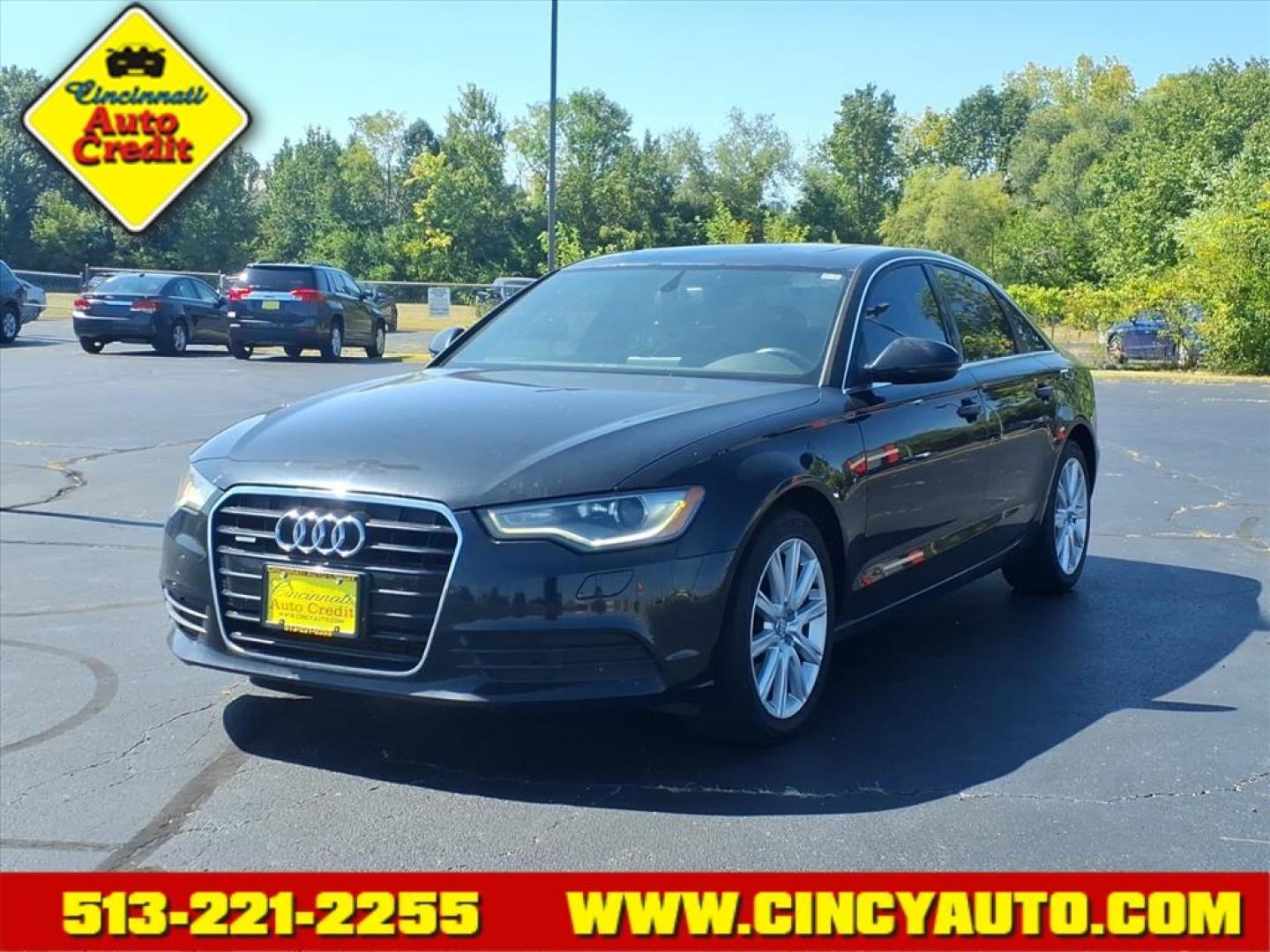 2014 Brilliant Black Audi A6 2.0T quattro Premium (WAUFFAFC7EN) with an 2.0L 2.0L Turbo I4 220hp 258ft. lbs. Direct Injection engine, 8-Speed Shiftable Automatic transmission, located at 5489 Dixie Highway, Fairfield, OH, 45014, (513) 221-2255, 39.333084, -84.523834 - Photo#0