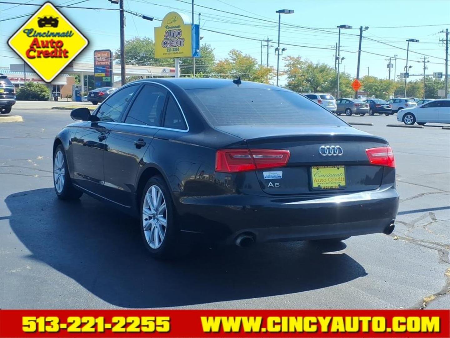 2014 Brilliant Black Audi A6 2.0T quattro Premium (WAUFFAFC7EN) with an 2.0L 2.0L Turbo I4 220hp 258ft. lbs. Direct Injection engine, 8-Speed Shiftable Automatic transmission, located at 5489 Dixie Highway, Fairfield, OH, 45014, (513) 221-2255, 39.333084, -84.523834 - Photo#2