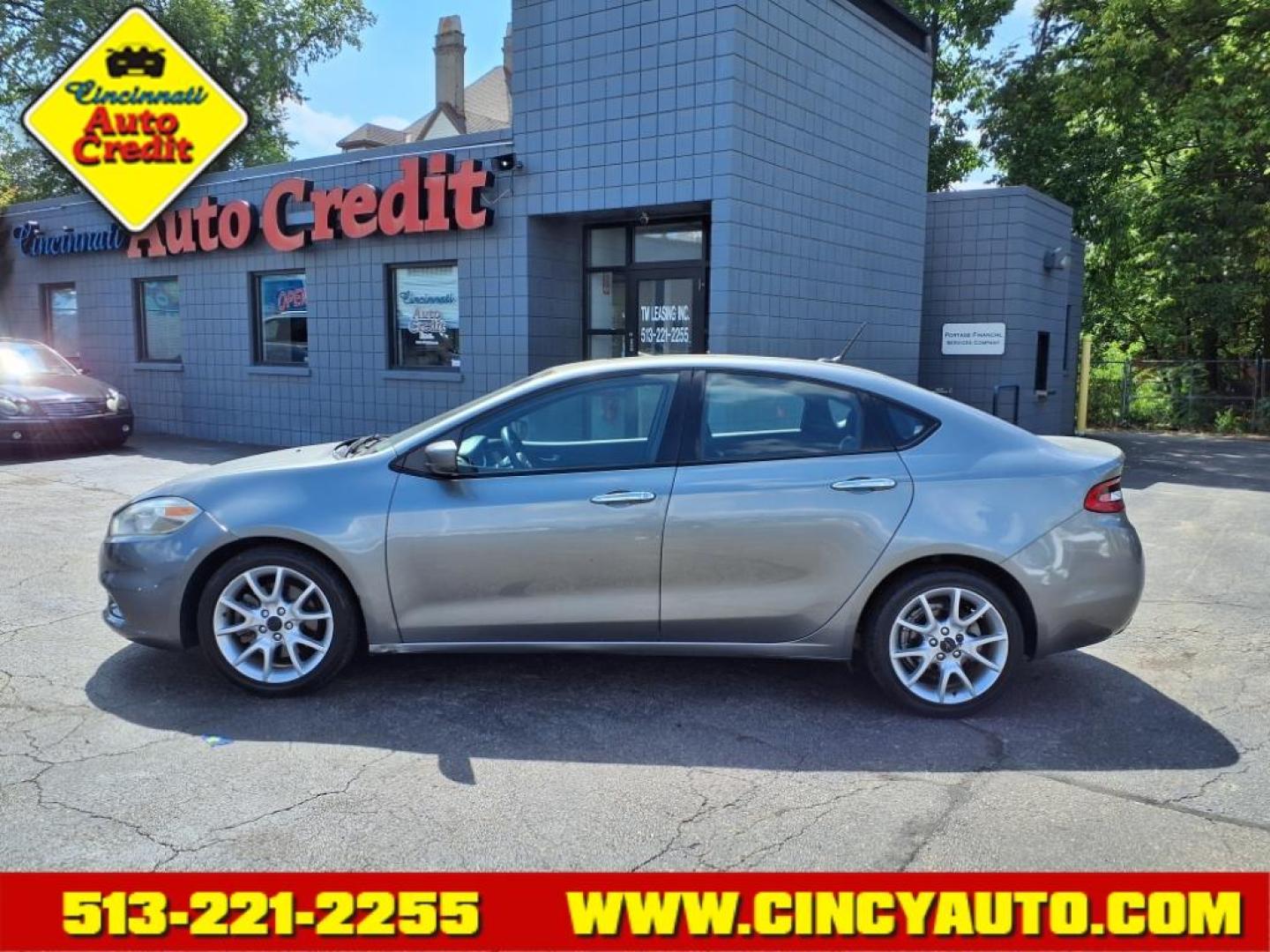 2013 Maximum Steel Metallic Clear Coat Dodge Dart Limited (1C3CDFCH3DD) with an 1.4L 1.4L Turbo I4 160hp 184ft. lbs. Sequential Multiport Fuel Injection engine, 6-Speed Shiftable Automatic transmission, located at 2813 Gilbert Avenue, Cincinnati, OH, 45206, (513) 221-2255, 39.130219, -84.489189 - Photo#1