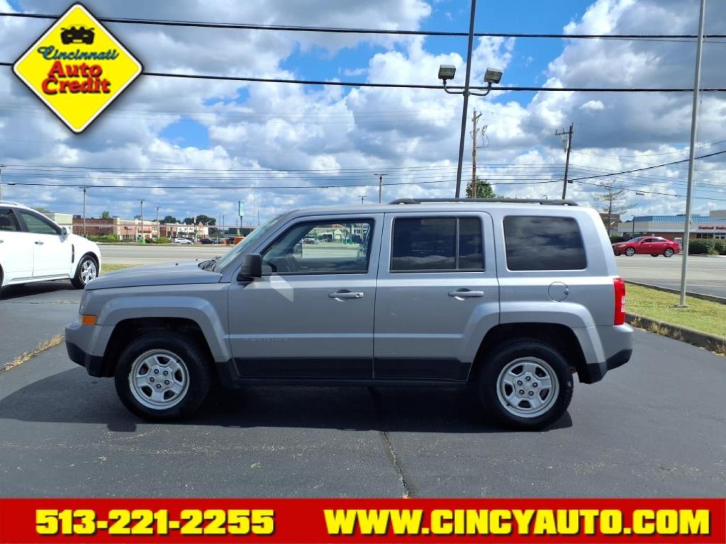 2016 Billet Silver Metallic Clear Coat Jeep Patriot Sport (1C4NJRBB6GD) with an 2.4L 2.4L I4 172hp 165ft. lbs. Sequential Multiport Fuel Injection engine, 6-Speed Shiftable Automatic transmission, located at 5489 Dixie Highway, Fairfield, OH, 45014, (513) 221-2255, 39.333084, -84.523834 - Photo#1
