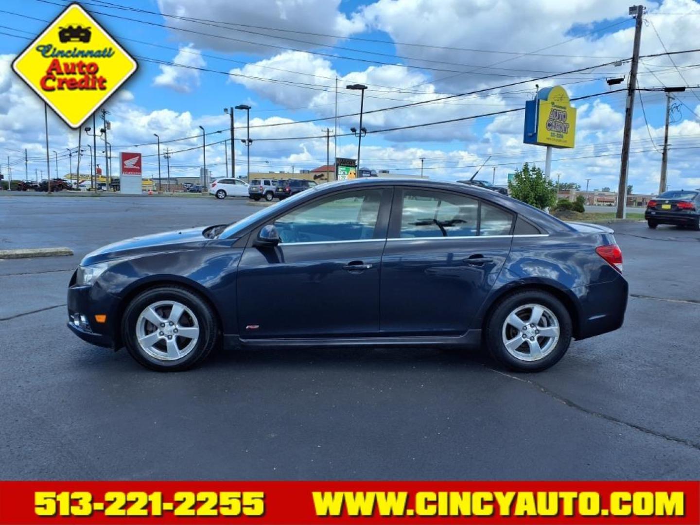 2014 Blue Ray Metallic Chevrolet Cruze 1LT Auto (1G1PC5SB4E7) with an 1.4L Ecotec 1.4L Turbo I4 138hp 148ft. lbs. Sequential Multiport Fuel Injection engine, 6-Speed Shiftable Automatic transmission, located at 5489 Dixie Highway, Fairfield, OH, 45014, (513) 221-2255, 39.333084, -84.523834 - Photo#1