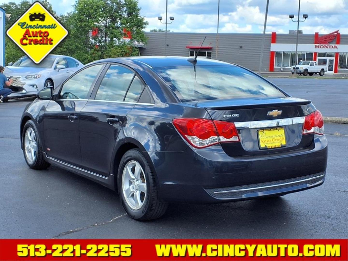 2014 Blue Ray Metallic Chevrolet Cruze 1LT Auto (1G1PC5SB4E7) with an 1.4L Ecotec 1.4L Turbo I4 138hp 148ft. lbs. Sequential Multiport Fuel Injection engine, 6-Speed Shiftable Automatic transmission, located at 5489 Dixie Highway, Fairfield, OH, 45014, (513) 221-2255, 39.333084, -84.523834 - Photo#2
