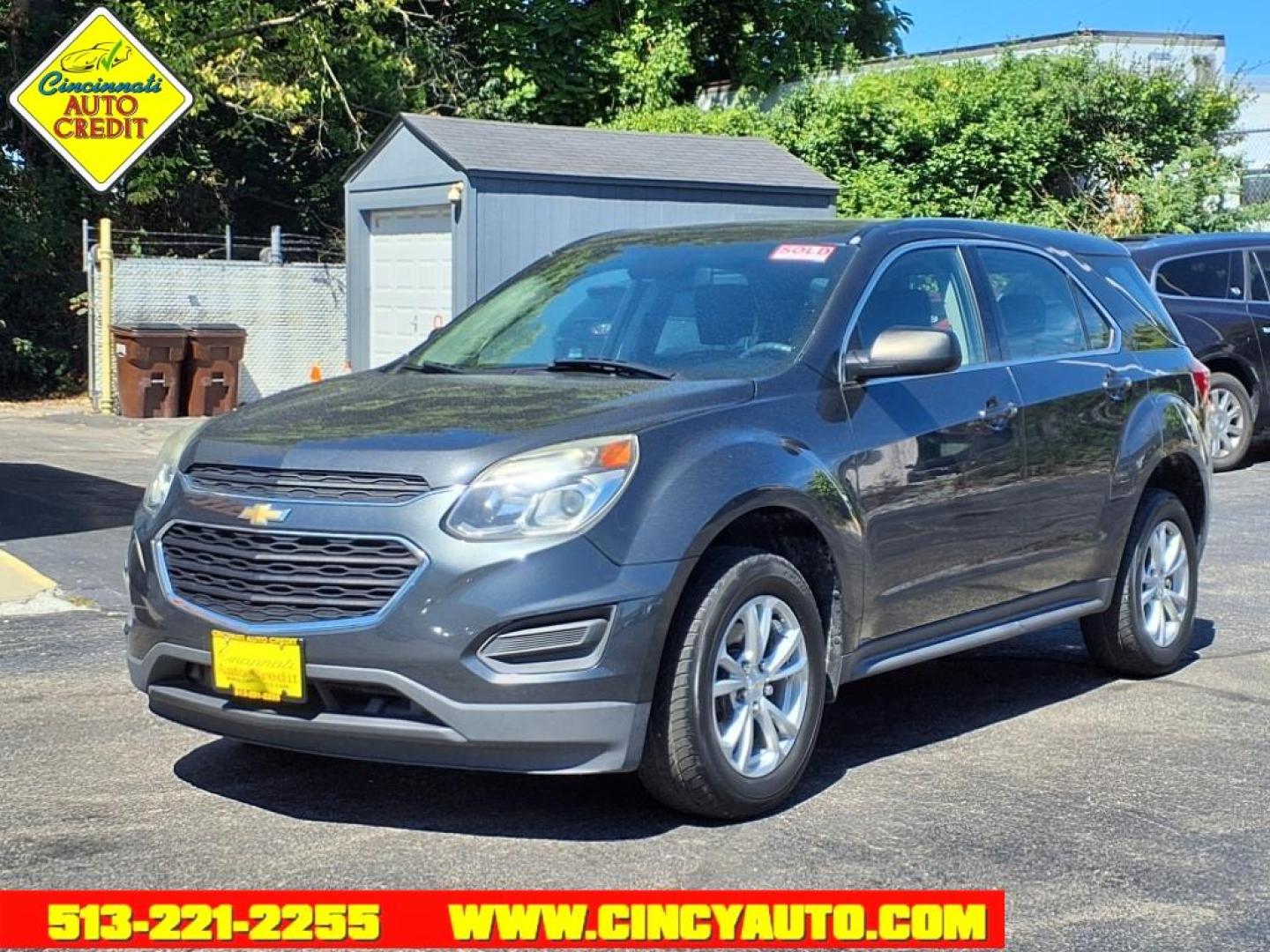 2017 Nightfall Gray Metallic Chevrolet Equinox LS (2GNFLEEK9H6) with an 2.4L Ecotec 2.4L I4 182hp 172ft. lbs. Direct Injection engine, 6-Speed Shiftable Automatic transmission, located at 2813 Gilbert Avenue, Cincinnati, OH, 45206, (513) 221-2255, 39.130219, -84.489189 - Photo#0