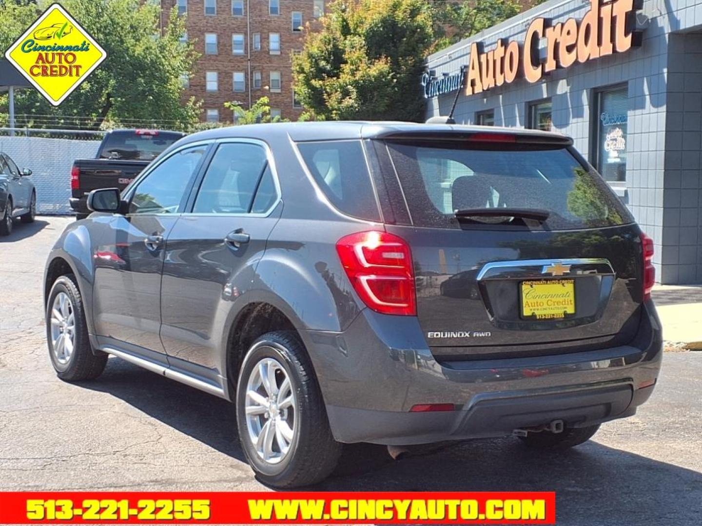 2017 Nightfall Gray Metallic Chevrolet Equinox LS (2GNFLEEK9H6) with an 2.4L Ecotec 2.4L I4 182hp 172ft. lbs. Direct Injection engine, 6-Speed Shiftable Automatic transmission, located at 2813 Gilbert Avenue, Cincinnati, OH, 45206, (513) 221-2255, 39.130219, -84.489189 - Photo#2