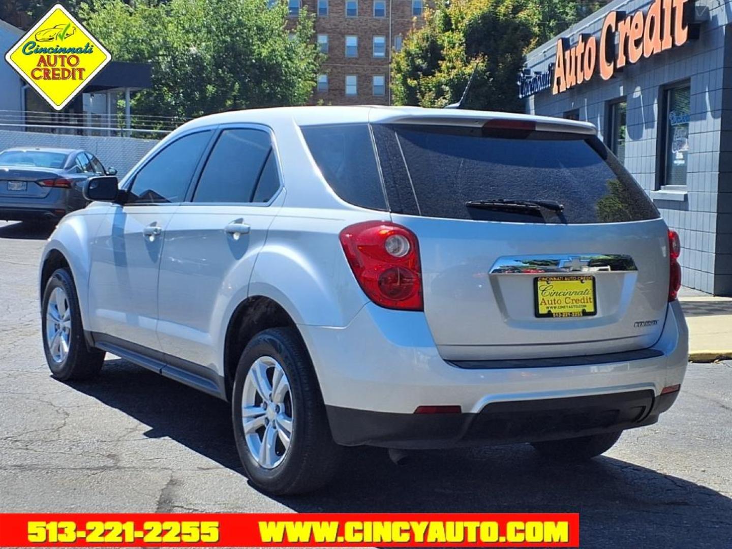 2013 Silver Ice Metallic Chevrolet Equinox LS (2GNALBEK5D1) with an 2.4L 2.4L I4 182hp 172ft. lbs. Direct Injection engine, 6-Speed Shiftable Automatic transmission, located at 2813 Gilbert Avenue, Cincinnati, OH, 45206, (513) 221-2255, 39.130219, -84.489189 - Photo#2