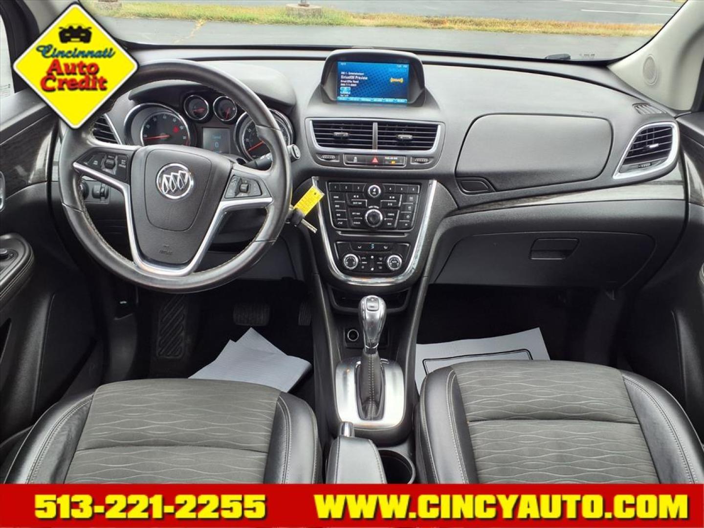 2016 Carbon Black Metallic/Dark Argent Metallic Buick Encore Convenience (KL4CJFSB5GB) with an 1.4L Ecotec 1.4L Turbo I4 138hp 148ft. lbs. Sequential Multiport Fuel Injection engine, 6-Speed Automatic w/Driver Shift Control transmission, located at 5489 Dixie Highway, Fairfield, OH, 45014, (513) 221-2255, 39.333084, -84.523834 - Photo#3