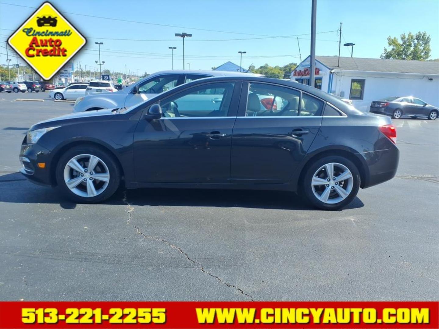 2016 Black Granite Metallic Chevrolet Cruze Limited 2LT Auto (1G1PF5SB2G7) with an 1.4L Ecotec 1.4L Turbo I4 138hp 148ft. lbs. Sequential Multiport Fuel Injection engine, 6-Speed Shiftable Automatic w/Overdrive transmission, located at 5489 Dixie Highway, Fairfield, OH, 45014, (513) 221-2255, 39.333084, -84.523834 - Photo#1