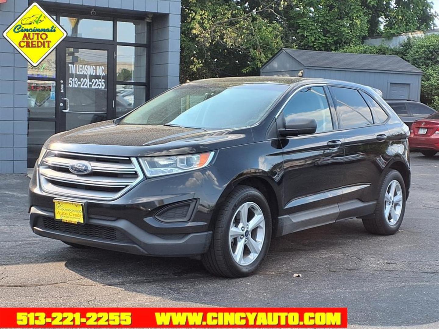 2016 Shadow Black Ford Edge SE (2FMPK4G90GB) with an 2.0L EcoBoost 2.0L Turbo I4 245hp 275ft. lbs. Direct Injection engine, 6-Speed Shiftable Automatic transmission, located at 2813 Gilbert Avenue, Cincinnati, OH, 45206, (513) 221-2255, 39.130219, -84.489189 - Photo#0