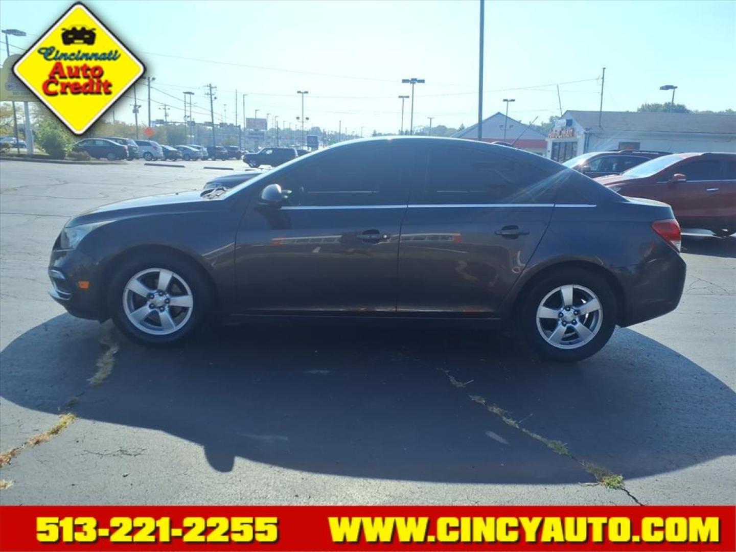 2015 Autumn Bronze Metallic Chevrolet Cruze 1LT Auto (1G1PC5SB2F7) with an 1.4L Ecotec 1.4L Turbo I4 138hp 148ft. lbs. Sequential Multiport Fuel Injection engine, 6-Speed Shiftable Automatic w/Overdrive transmission, located at 5489 Dixie Highway, Fairfield, OH, 45014, (513) 221-2255, 39.333084, -84.523834 - Photo#1
