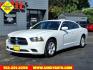 2014 Bright White Clear Coat Dodge Charger SE (2C3CDXBG3EH) with an 3.6L Pentastar 3.6L V6 292hp 260ft. lbs. Sequential Multiport Fuel Injection engine, 5-Speed Shiftable Automatic transmission, located at 2813 Gilbert Avenue, Cincinnati, OH, 45206, (513) 221-2255, 39.130219, -84.489189 - Photo#0