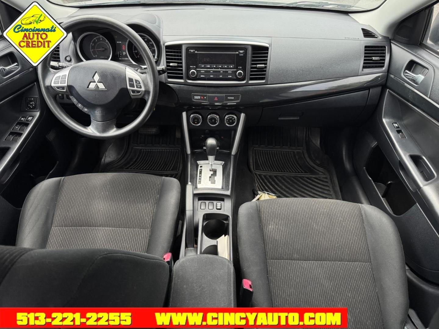 2016 Alloy Silver Metallic U25 Mitsubishi Lancer SE (JA32V2FWXGU) with an 2.4L 2.4L I4 168hp 167ft. lbs. Sequential Multiport Fuel Injection engine, CVT transmission, located at 2813 Gilbert Avenue, Cincinnati, OH, 45206, (513) 221-2255, 39.130219, -84.489189- Photo#3