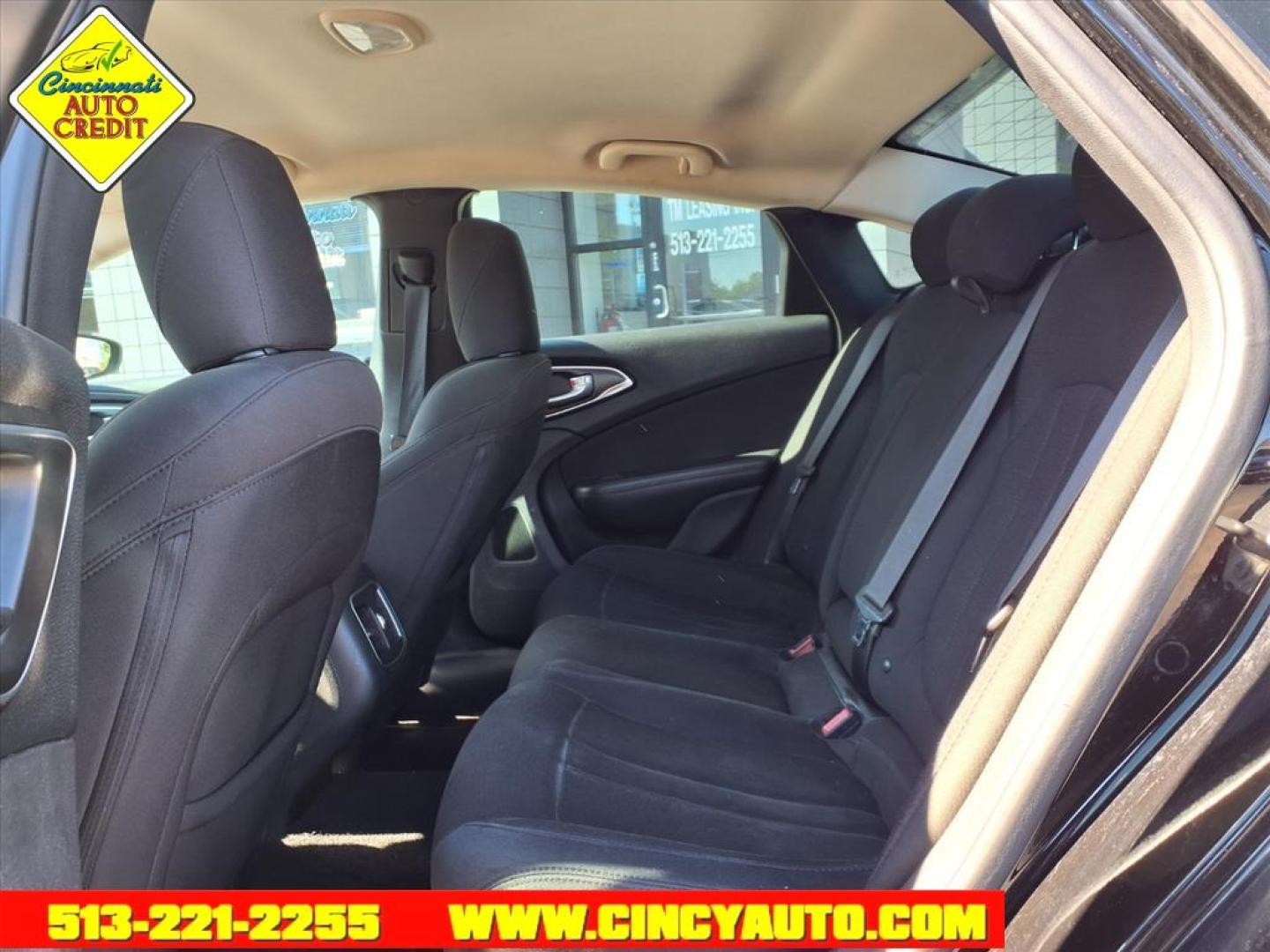 2015 Black Clear Coat Px8 Chrysler 200 Limited (1C3CCCABXFN) with an 2.4L 2.4L I4 184hp 173ft. lbs. Sequential Multiport Fuel Injection engine, 9-Speed Shiftable Automatic transmission, located at 2813 Gilbert Avenue, Cincinnati, OH, 45206, (513) 221-2255, 39.130219, -84.489189 - Photo#4