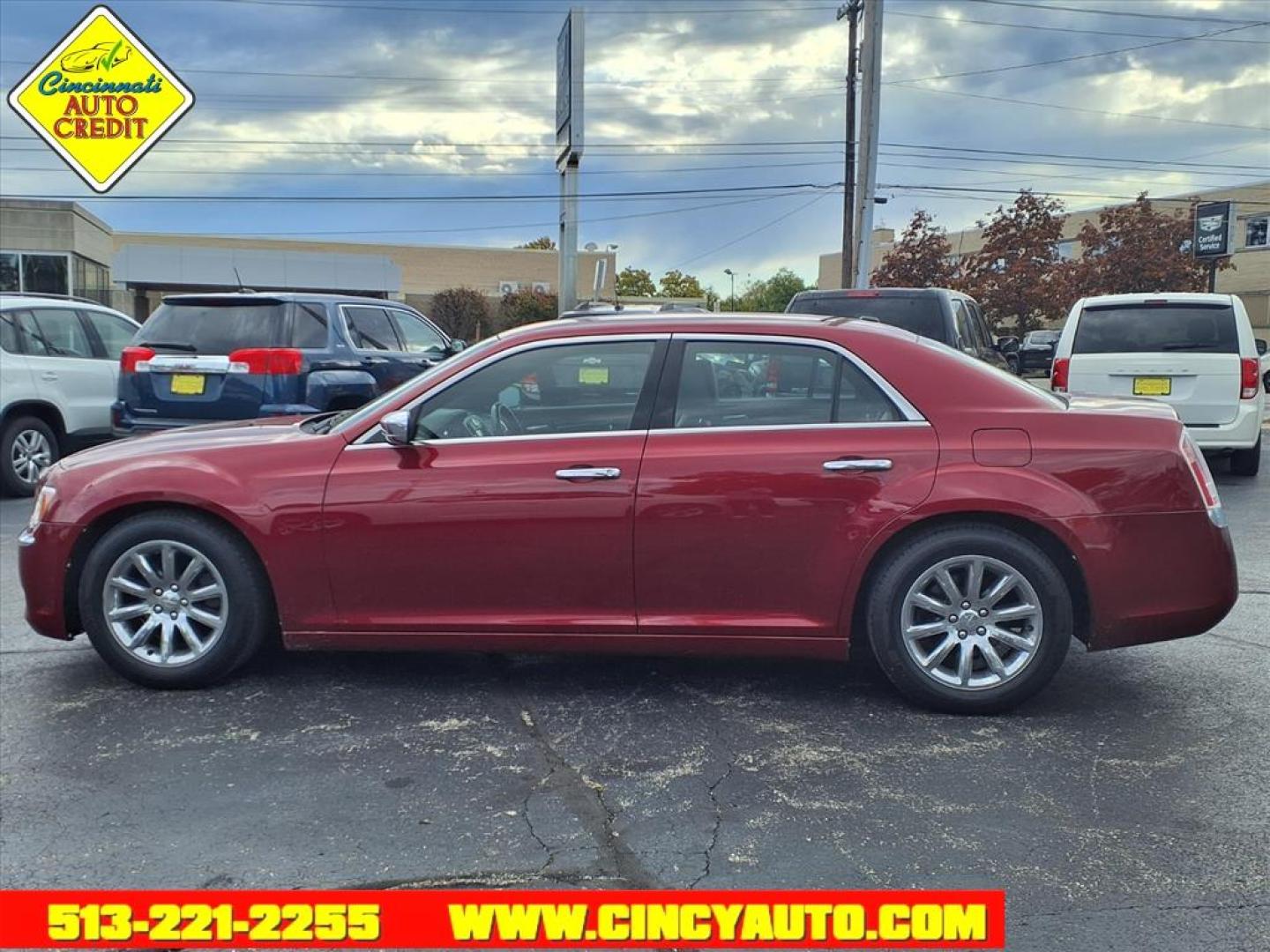 2013 Deep Cherry Red Crystal Pearl Coat Chrysler 300 C (2C3CCAEG7DH) with an 3.6L Pentastar 3.6L V6 292hp 260ft. lbs. Sequential Multiport Fuel Injection engine, 5-Speed Shiftable Automatic transmission, located at 2813 Gilbert Avenue, Cincinnati, OH, 45206, (513) 221-2255, 39.130219, -84.489189 - Photo#1