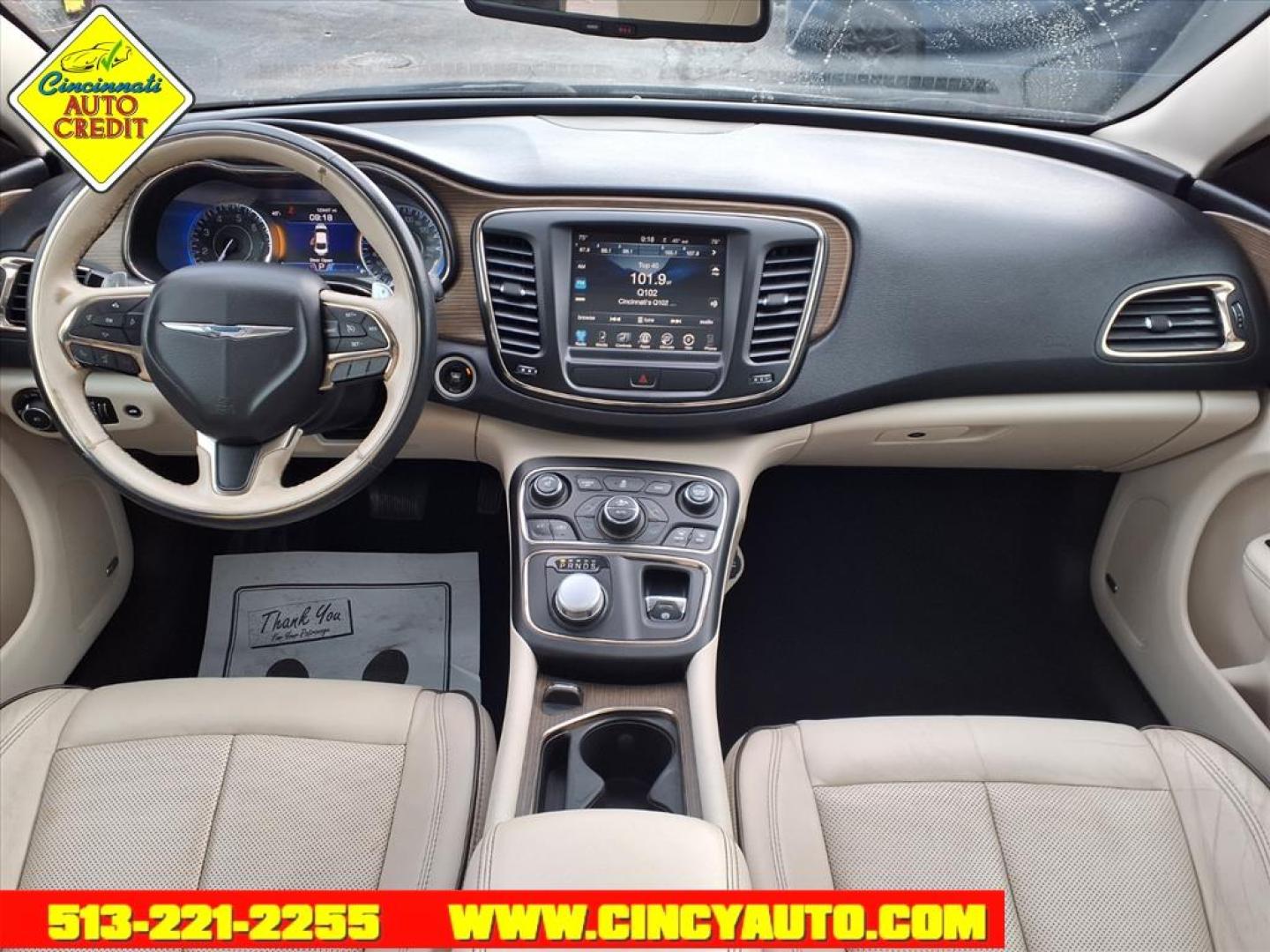 2015 Black Clear Coat Px8 Chrysler 200 C (1C3CCCEG8FN) with an 3.6L 3.6L V6 295hp 262ft. lbs. Sequential Multiport Fuel Injection engine, 9-Speed Shiftable Automatic transmission, located at 2813 Gilbert Avenue, Cincinnati, OH, 45206, (513) 221-2255, 39.130219, -84.489189 - Photo#3