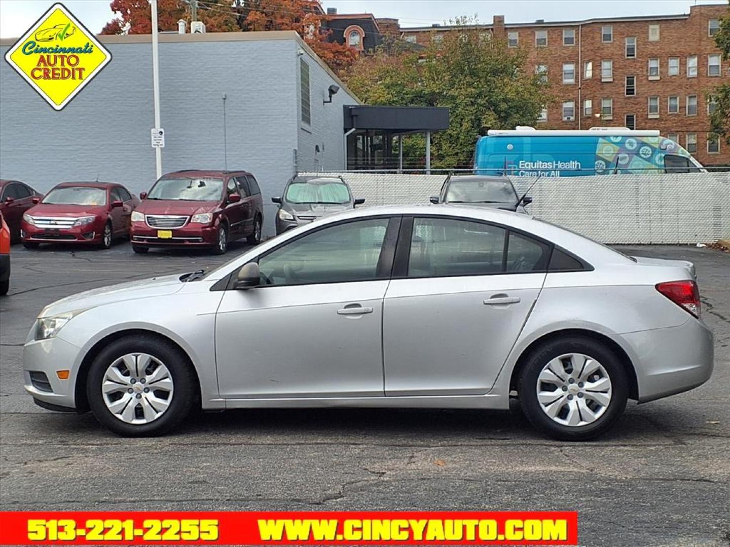 2014 Silver Ice Metallic Chevrolet Cruze LS Auto (1G1PA5SG4E7) with an 1.8L Ecotec 1.8L I4 138hp 125ft. lbs. PZEV Sequential Multiport Fuel Injection engine, 6-Speed Shiftable Automatic w/Overdrive transmission, located at 2813 Gilbert Avenue, Cincinnati, OH, 45206, (513) 221-2255, 39.130219, -84.489189 - Photo#1