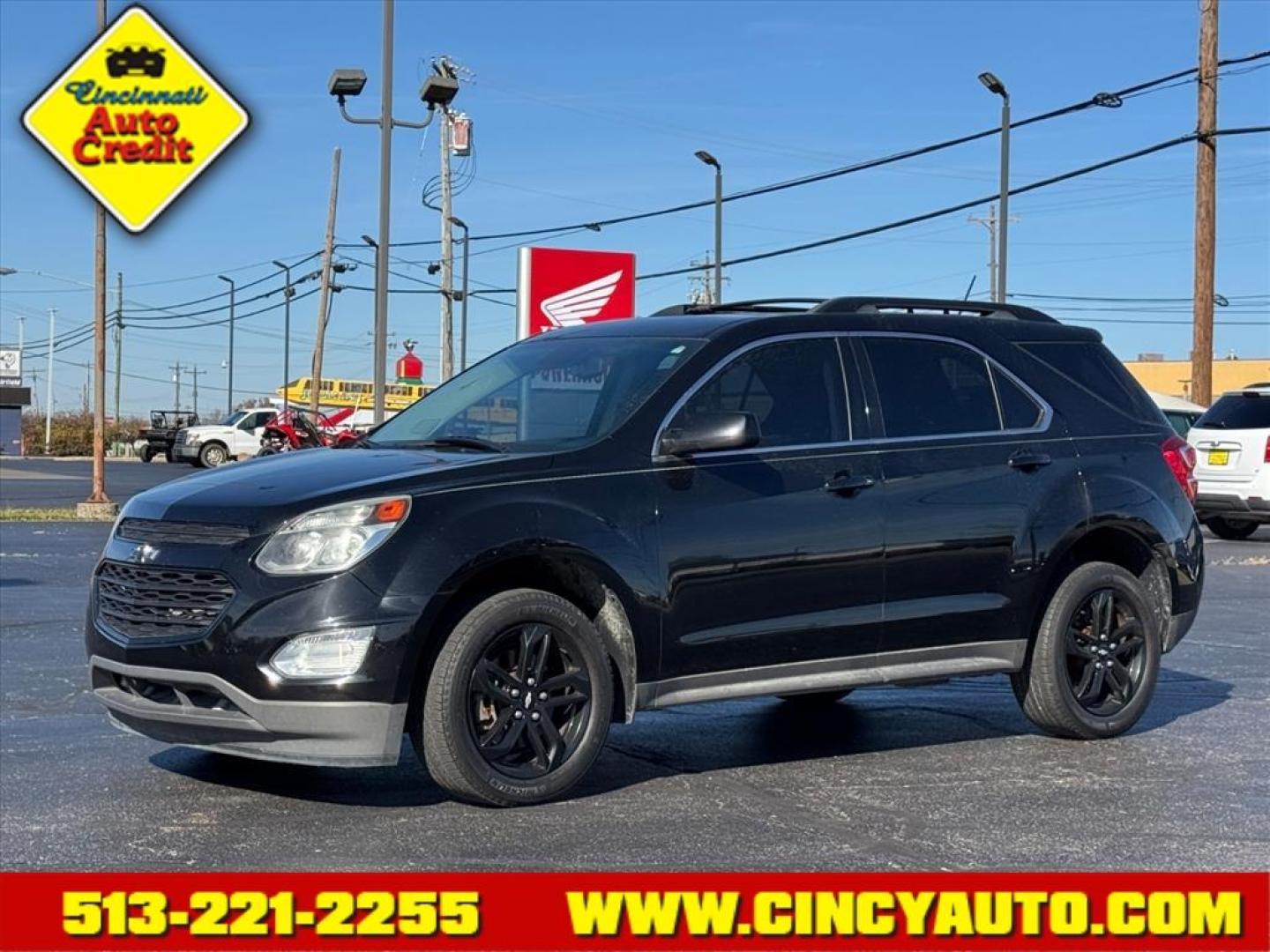 2017 Black Chevrolet Equinox LT (2GNALCEK3H1) with an 2.4L Ecotec 2.4L I4 182hp 172ft. lbs. Direct Injection engine, 6-Speed Shiftable Automatic transmission, located at 5489 Dixie Highway, Fairfield, OH, 45014, (513) 221-2255, 39.333084, -84.523834 - Photo#0