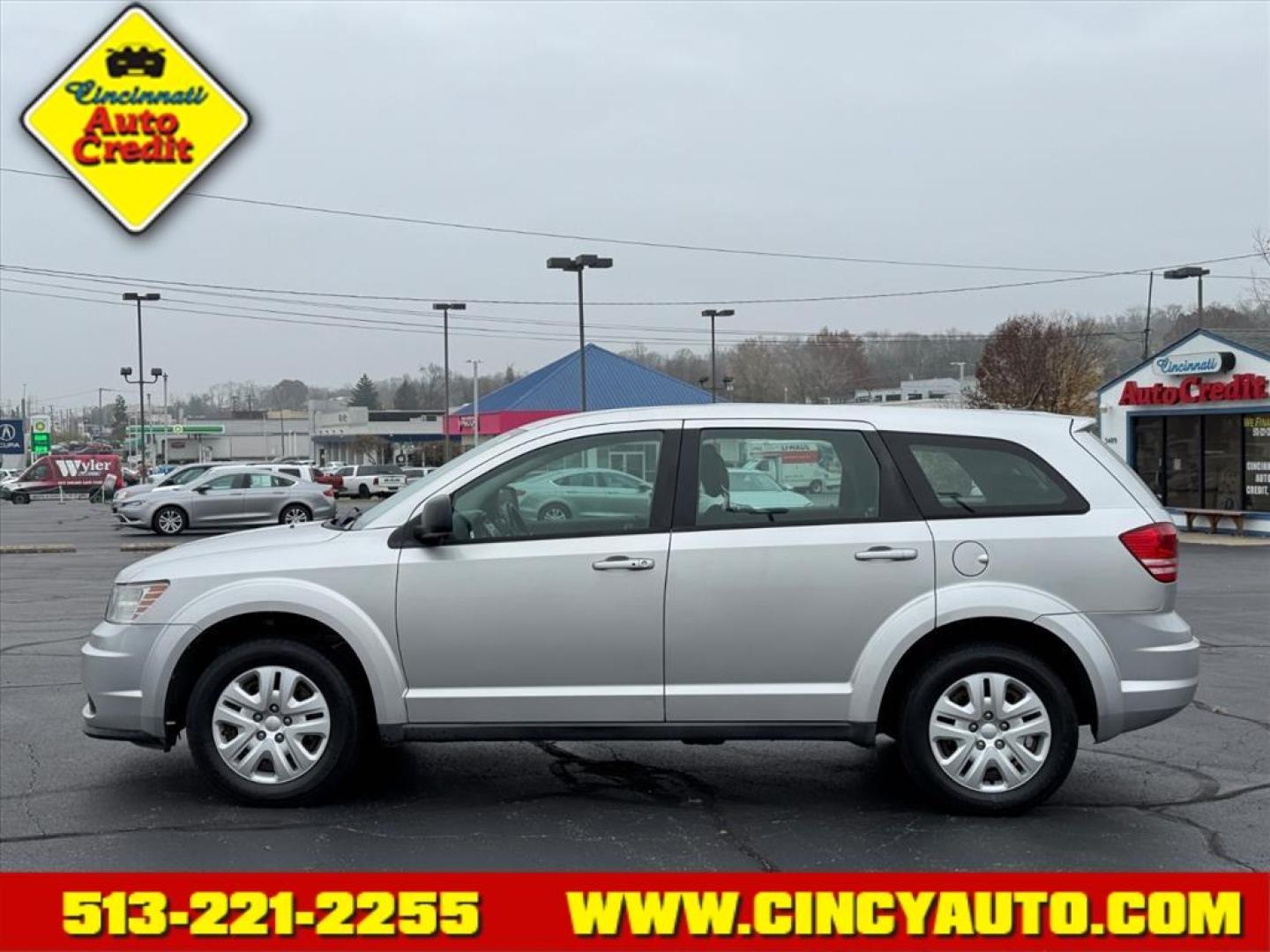 2013 Bright Silver Metallic Clear Coat Ps2 Dodge Journey SE (3C4PDCAB4DT) with an 2.4L 2.4L I4 173hp 166ft. lbs. Sequential Multiport Fuel Injection engine, 4-Speed Shiftable Automatic transmission, located at 5489 Dixie Highway, Fairfield, OH, 45014, (513) 221-2255, 39.333084, -84.523834 - Photo#1