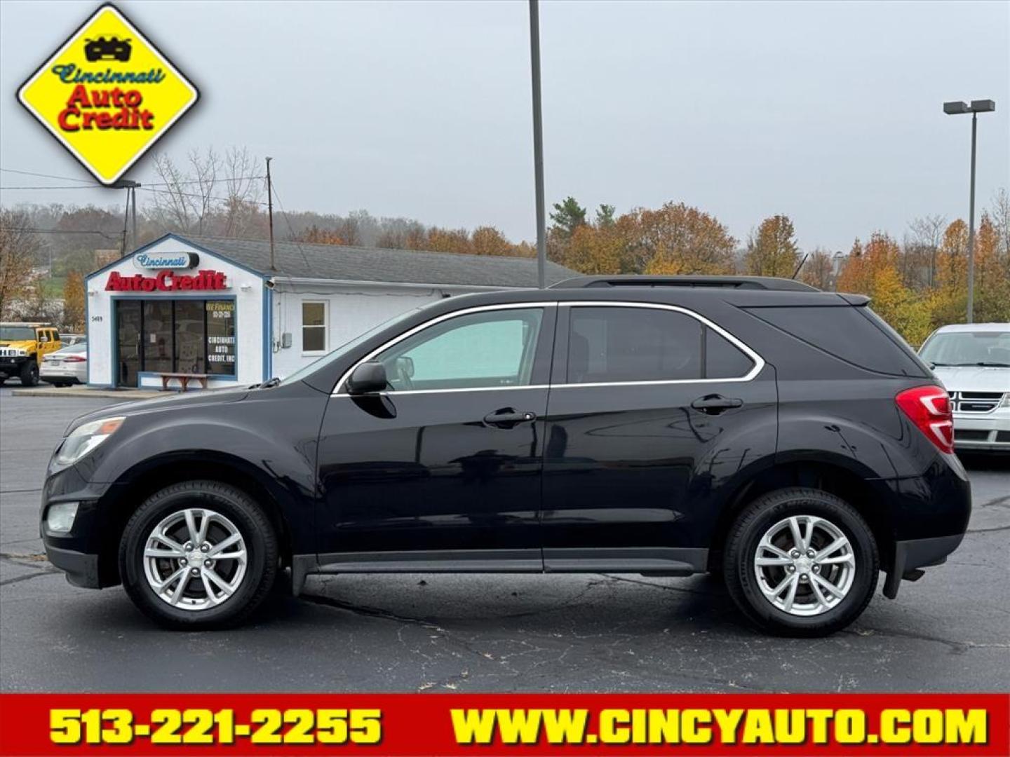 2016 Black Gba Chevrolet Equinox LT (2GNFLFEK0G6) with an 2.4L Ecotec 2.4L I4 182hp 172ft. lbs. Direct Injection engine, 6-Speed Shiftable Automatic transmission, located at 5489 Dixie Highway, Fairfield, OH, 45014, (513) 221-2255, 39.333084, -84.523834 - Photo#1