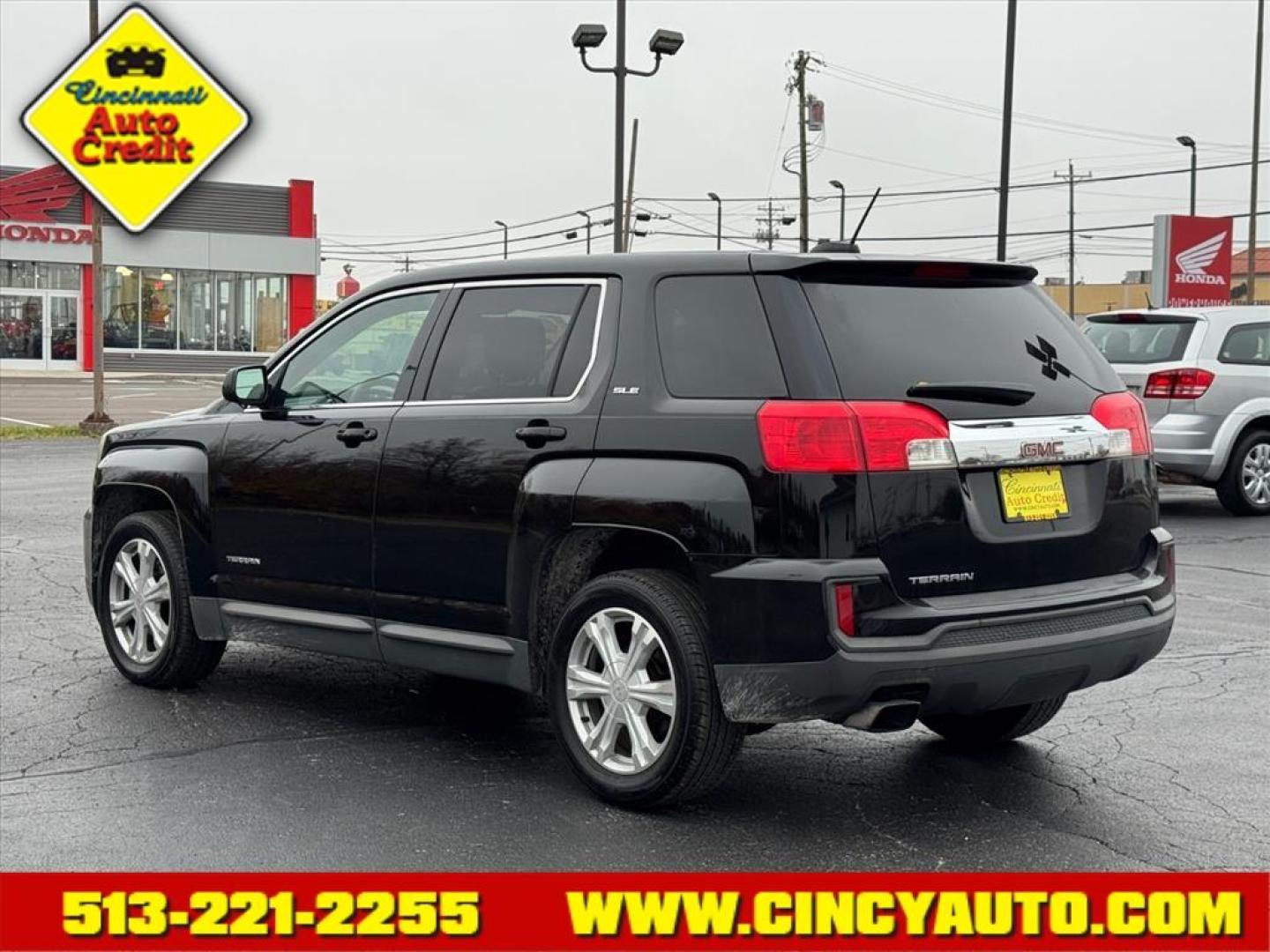 2017 Onyx Black Gba GMC Terrain SLE-1 (2GKALMEK0H6) with an 2.4L Ecotec 2.4L I4 182hp 172ft. lbs. Direct Injection engine, 6-Speed Shiftable Automatic transmission, located at 5489 Dixie Highway, Fairfield, OH, 45014, (513) 221-2255, 39.333084, -84.523834 - Photo#2