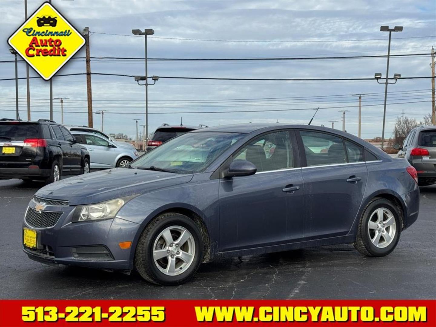 2013 Atlantis Blue Metallic Gwy Chevrolet Cruze 1LT Auto (1G1PC5SB3D7) with an 1.4L Ecotec 1.4L Turbo I4 138hp 148ft. lbs. Sequential Multiport Fuel Injection engine, 6-Speed Shiftable Automatic transmission, located at 5489 Dixie Highway, Fairfield, OH, 45014, (513) 221-2255, 39.333084, -84.523834 - Photo#0