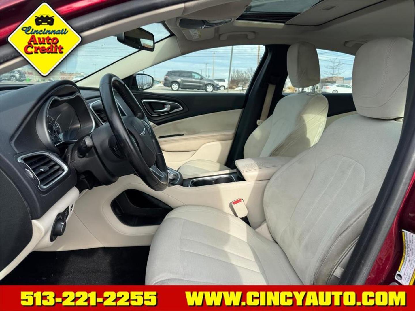 2015 Velvet Red Pearl Coat Prv Chrysler 200 Limited (1C3CCCAB4FN) with an 2.4L 2.4L I4 184hp 173ft. lbs. Sequential Multiport Fuel Injection engine, 9-Speed Shiftable Automatic transmission, located at 5489 Dixie Highway, Fairfield, OH, 45014, (513) 221-2255, 39.333084, -84.523834 - Photo#5