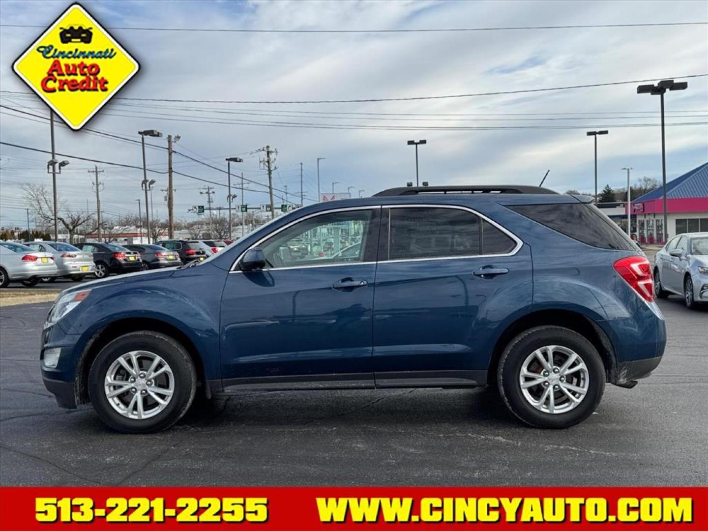 2017 Blue Velvet Metallic G1m Chevrolet Equinox LT (2GNALCEK6H6) with an 2.4L Ecotec 2.4L I4 182hp 172ft. lbs. Direct Injection engine, 6-Speed Shiftable Automatic transmission, located at 5489 Dixie Highway, Fairfield, OH, 45014, (513) 221-2255, 39.333084, -84.523834 - Photo#1