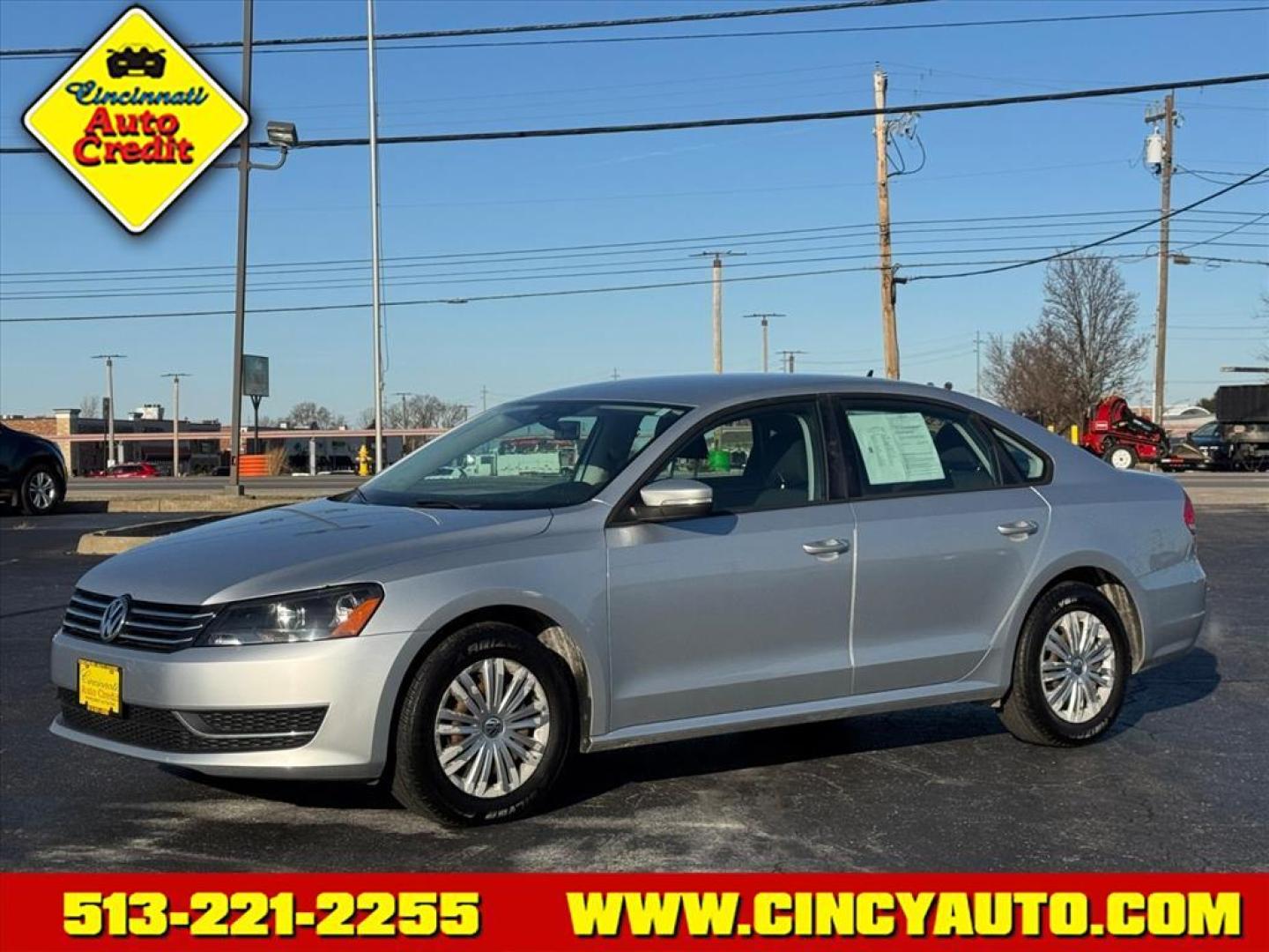 2014 Reflex Silver Metallic Volkswagen Passat 1.8T S (1VWAS7A33EC) with an 1.8L 1.8L Turbo I4 170hp 184ft. lbs. Direct Injection engine, 6-speed Automatic with Tiptronic transmission, located at 5489 Dixie Highway, Fairfield, OH, 45014, (513) 221-2255, 39.333084, -84.523834 - Photo#0