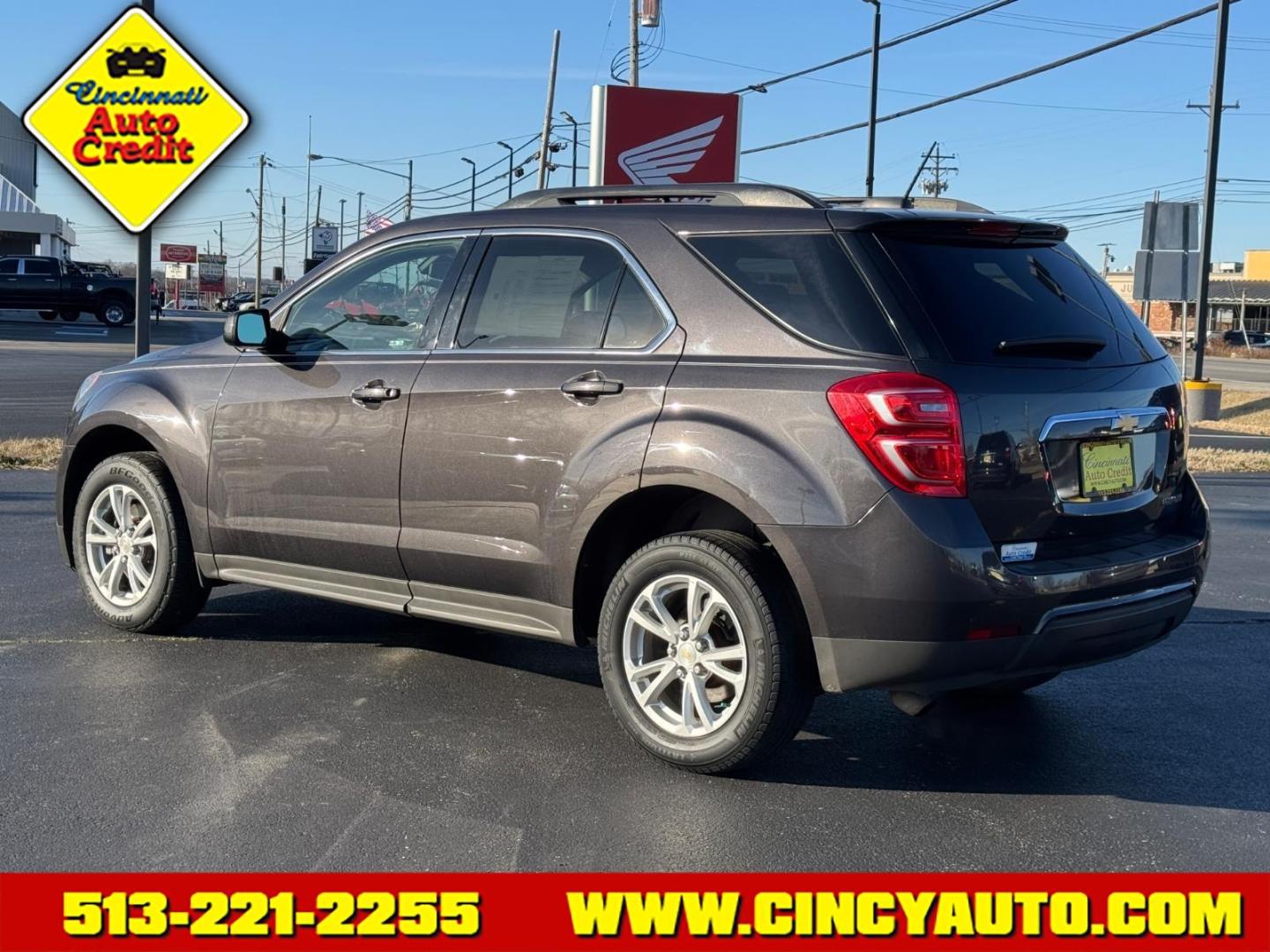 2016 Tungsten Metallic Chevrolet Equinox LT (2GNALCEK5G6) with an 2.4L Ecotec 2.4L I4 182hp 172ft. lbs. Direct Injection engine, 6-Speed Shiftable Automatic transmission, located at 5489 Dixie Highway, Fairfield, OH, 45014, (513) 221-2255, 39.333084, -84.523834 - Photo#2