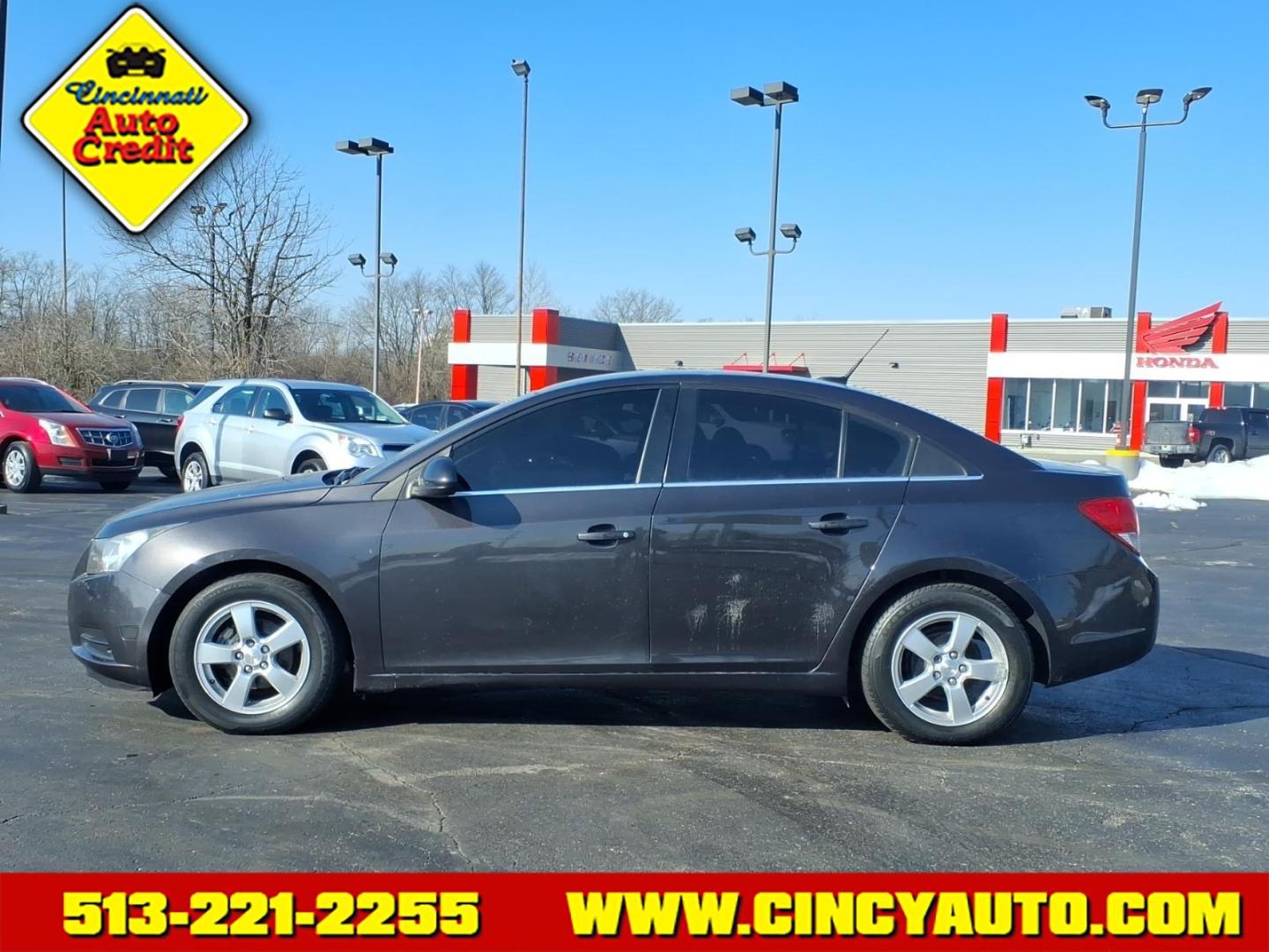 2014 Tungsten Metallic Chevrolet Cruze 1LT Auto (1G1PC5SB7E7) with an 1.4L Ecotec 1.4L Turbo I4 138hp 148ft. lbs. Sequential Multiport Fuel Injection engine, 6-Speed Shiftable Automatic transmission, located at 5489 Dixie Highway, Fairfield, OH, 45014, (513) 221-2255, 39.333084, -84.523834 - Photo#1