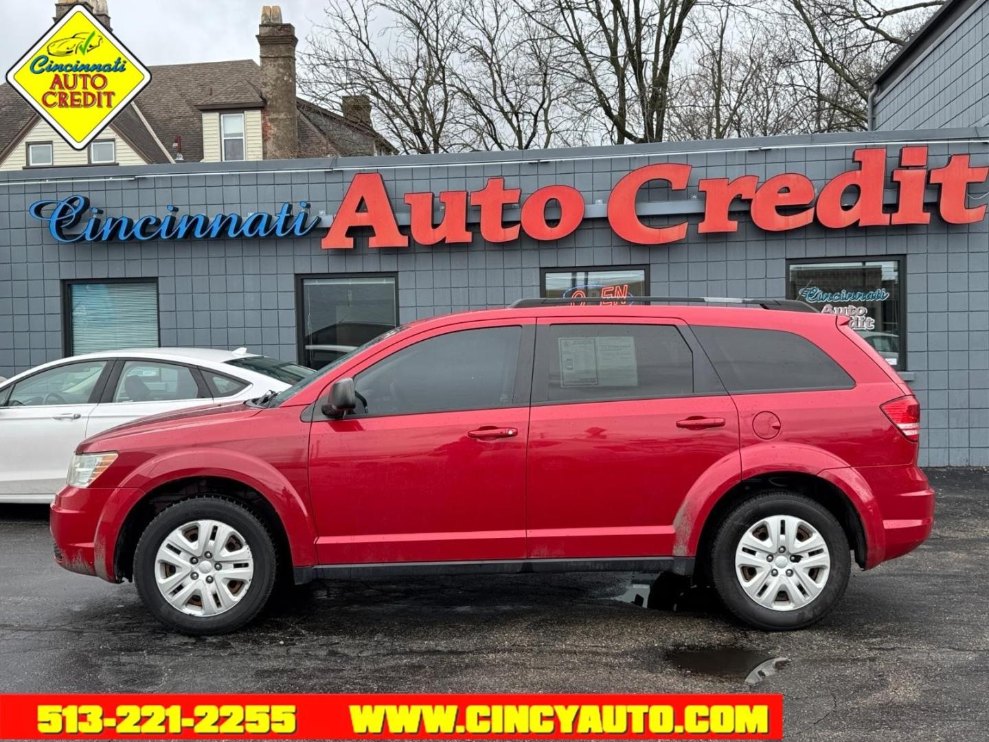 2017 Redline 2 Pearl Coat Dodge Journey SE (3C4PDCAB7HT) with an 2.4L 2.4L I4 173hp 166ft. lbs. Sequential Multiport Fuel Injection engine, 4-Speed Shiftable Automatic transmission, located at 2813 Gilbert Avenue, Cincinnati, OH, 45206, (513) 221-2255, 39.130219, -84.489189 - Photo#1