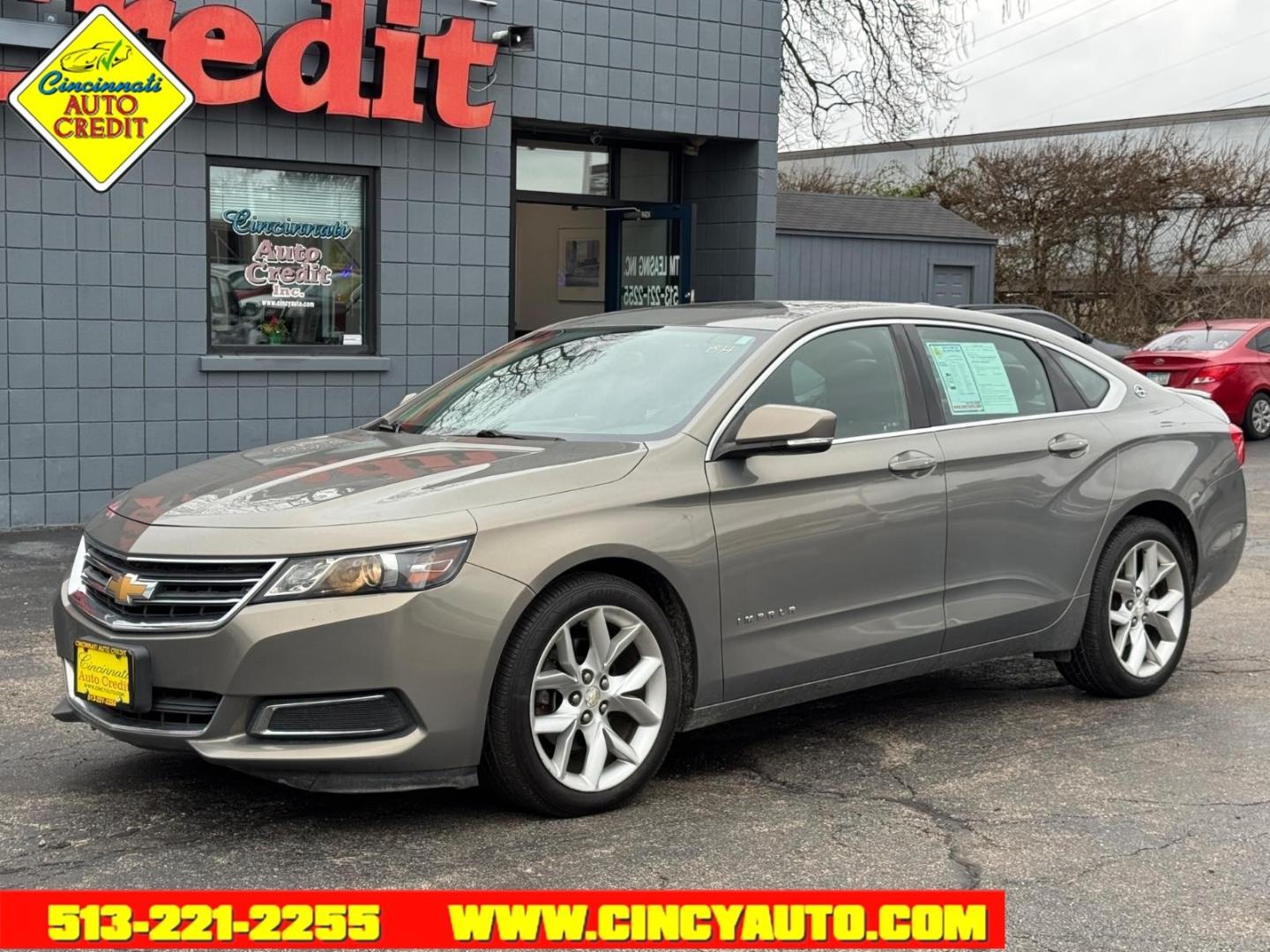 2017 Pepperdust Metallic Chevrolet Impala LT (2G1105S3XH9) with an 3.6L 3.6L Flex Fuel V6 305hp 264ft. lbs. Direct Injection engine, 6-Speed Shiftable Automatic w/Overdrive transmission, located at 2813 Gilbert Avenue, Cincinnati, OH, 45206, (513) 221-2255, 39.130219, -84.489189 - Photo#0